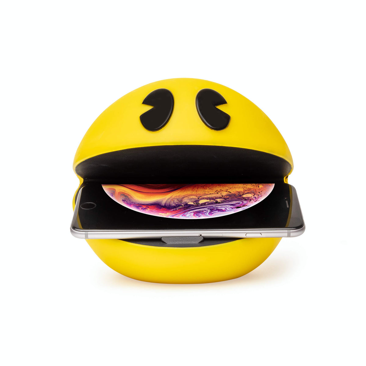 TEKNOFUN Pac-Man Wireless Charger - Yellow | 3600mW Output | Compatible with 100+ Phones