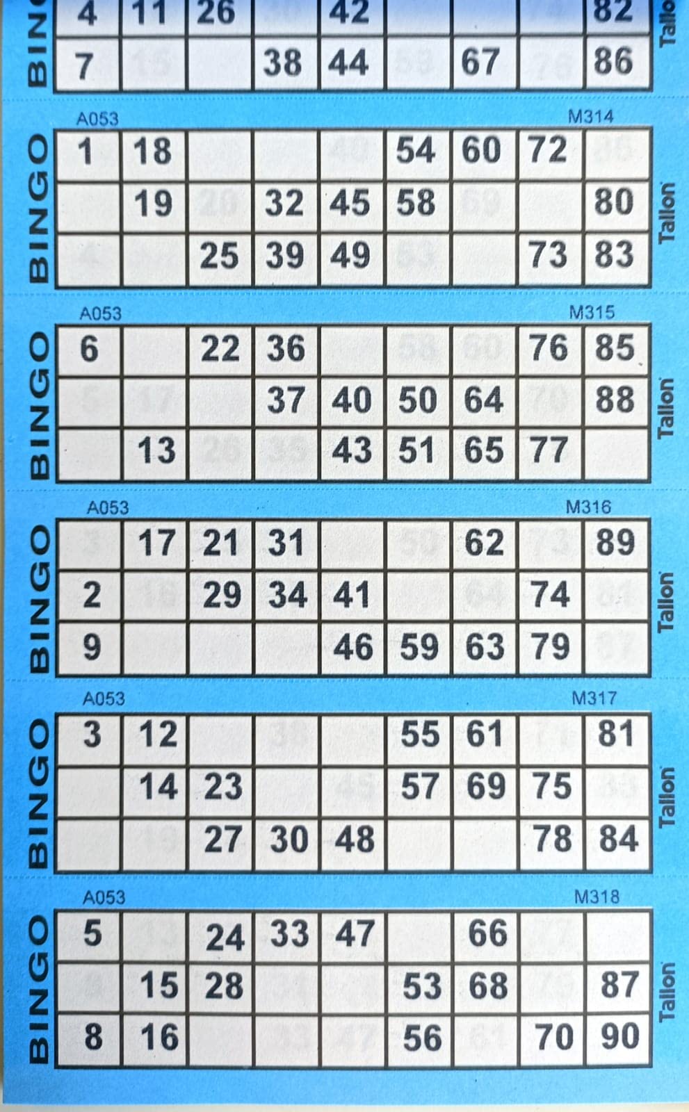 1ABOVE Bingo Tickets Stationery Book - Multi-Game Fun for Kids and Adults 4