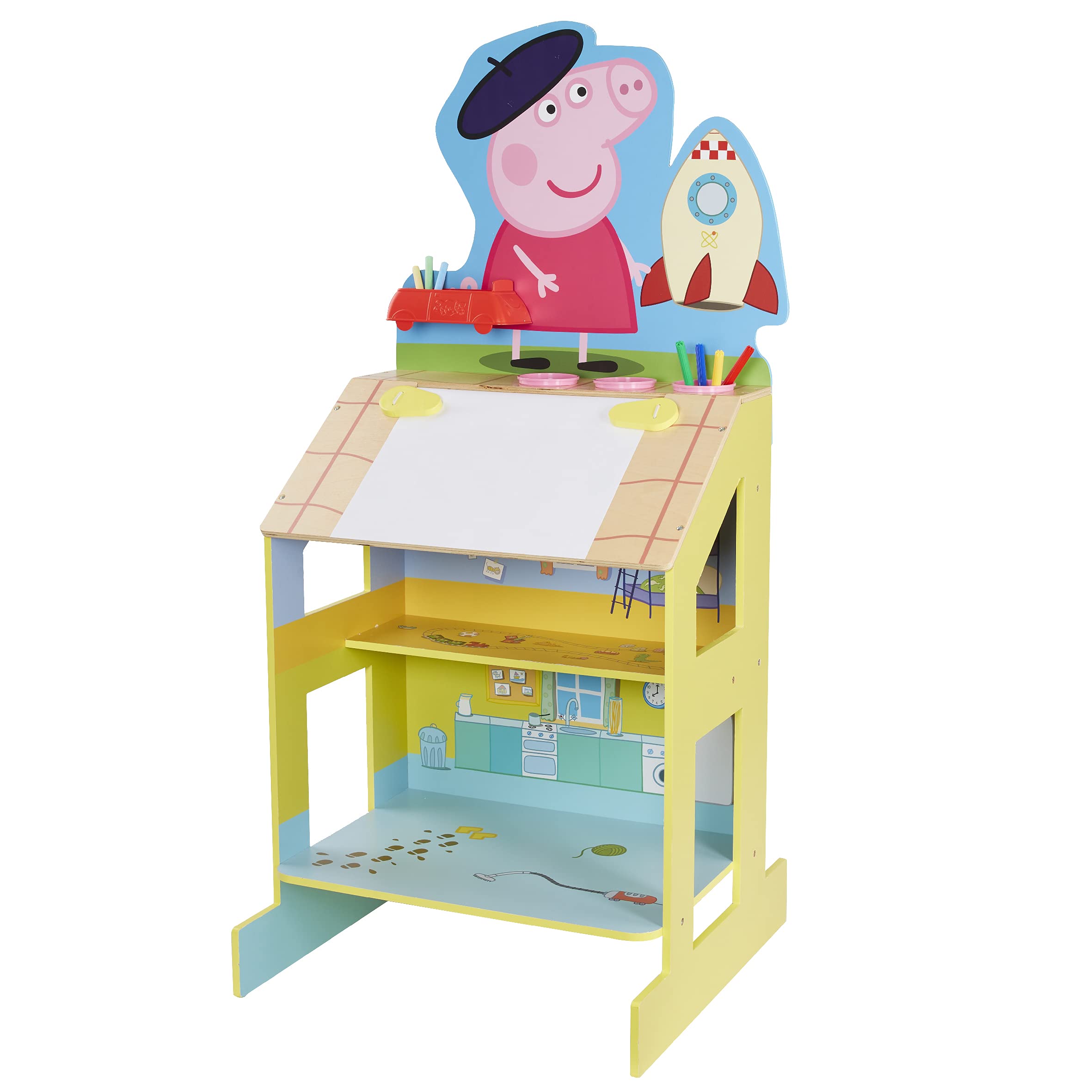 Peppa Pig Play and Draw chevalet en bois