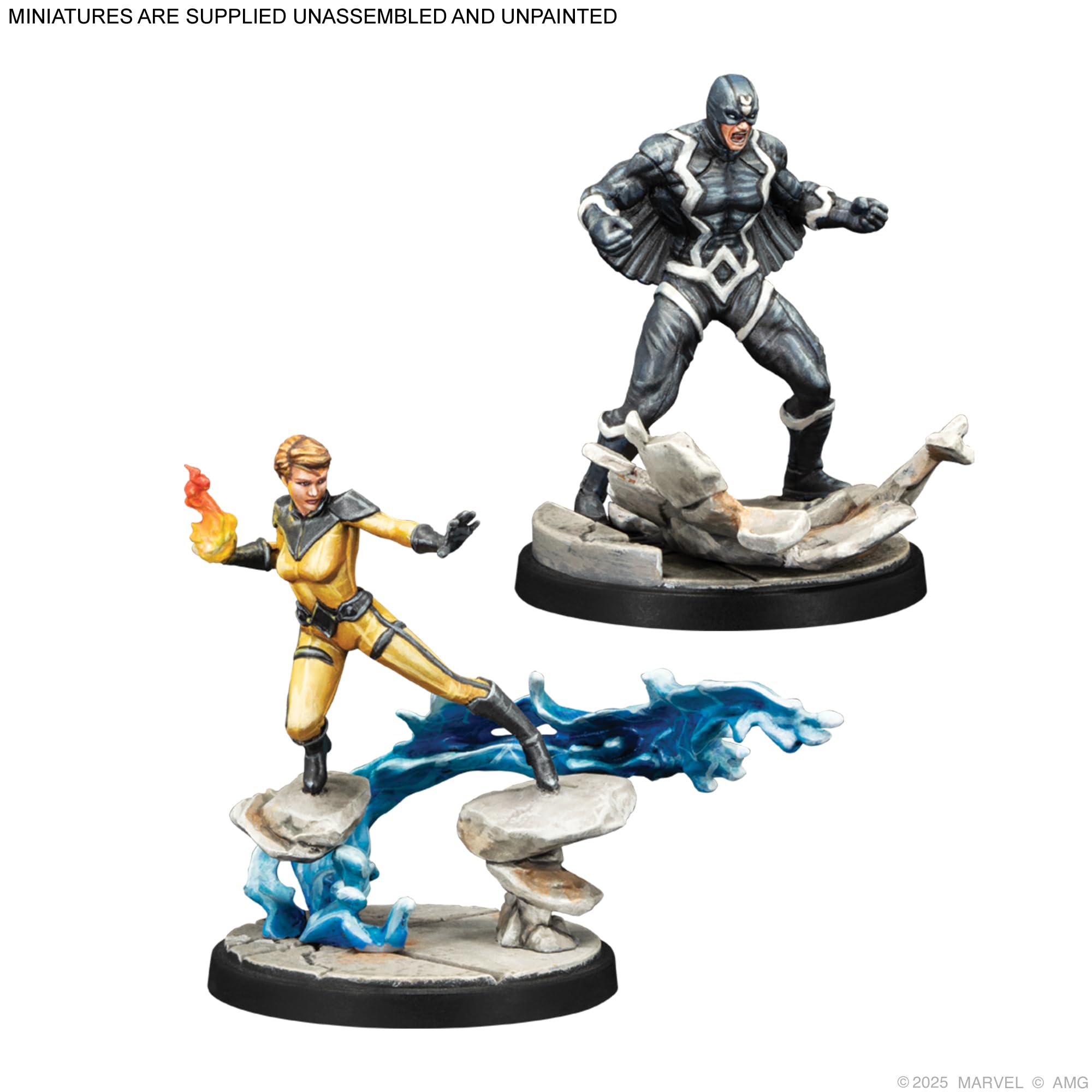 Asmodee Marvel: Crisis Protocol - Inhumans Affiliation Pack | 4 Miniatures | English Version 3