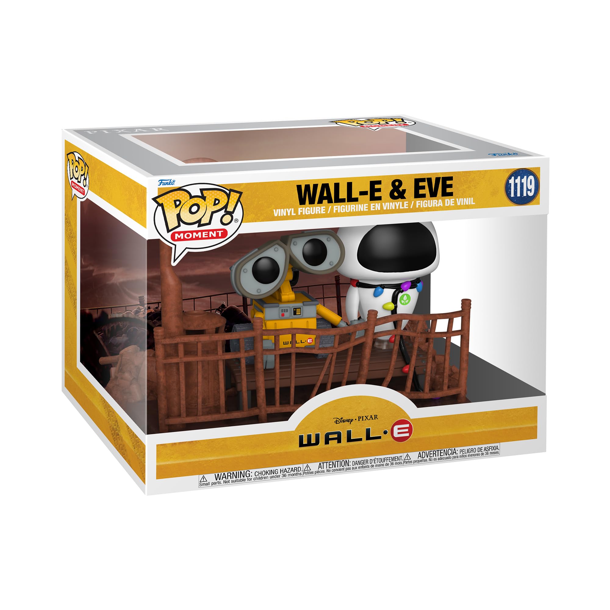 Funko Pop! Moments - Wall-E & Eve Vinyl Figure (57653) 4