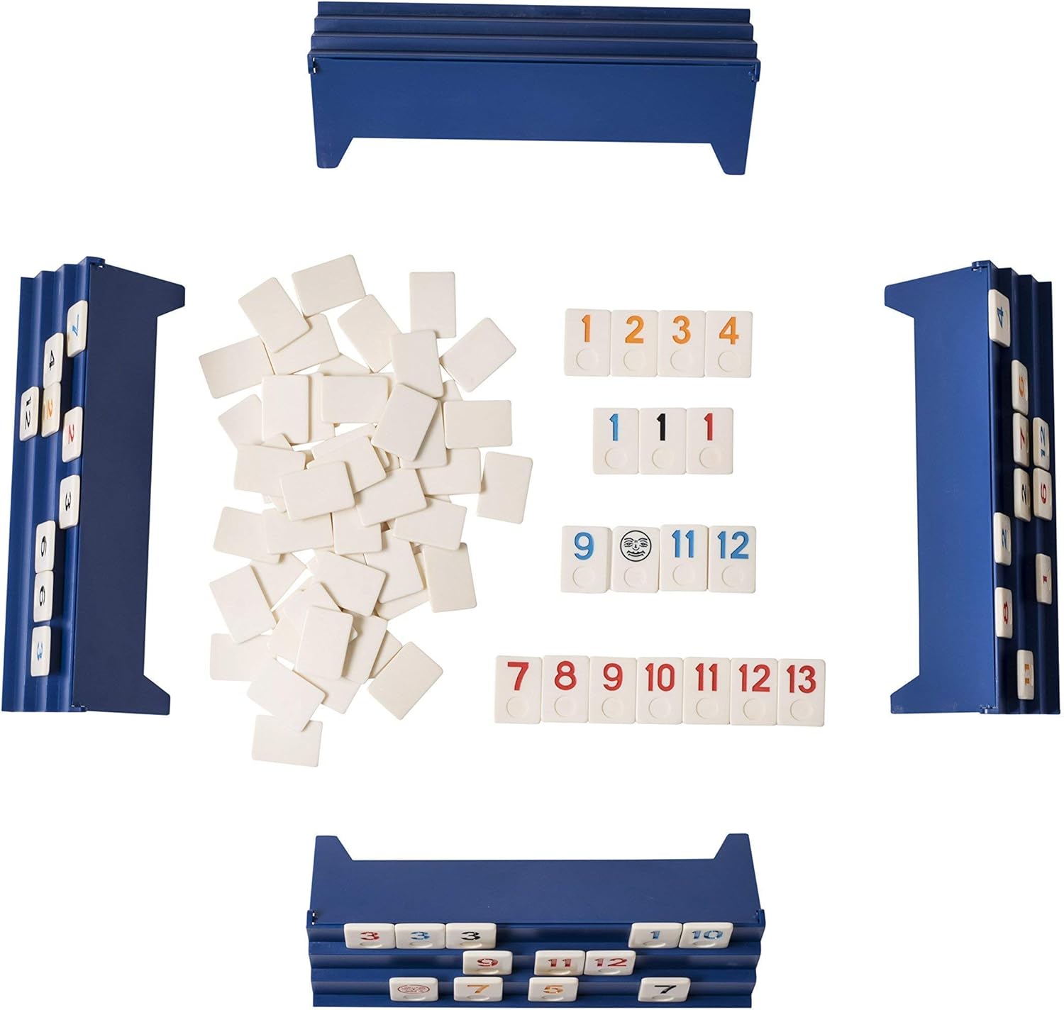 Point Games Full Size Rummy Game with 3-Tier Racks & Travel Bag 4