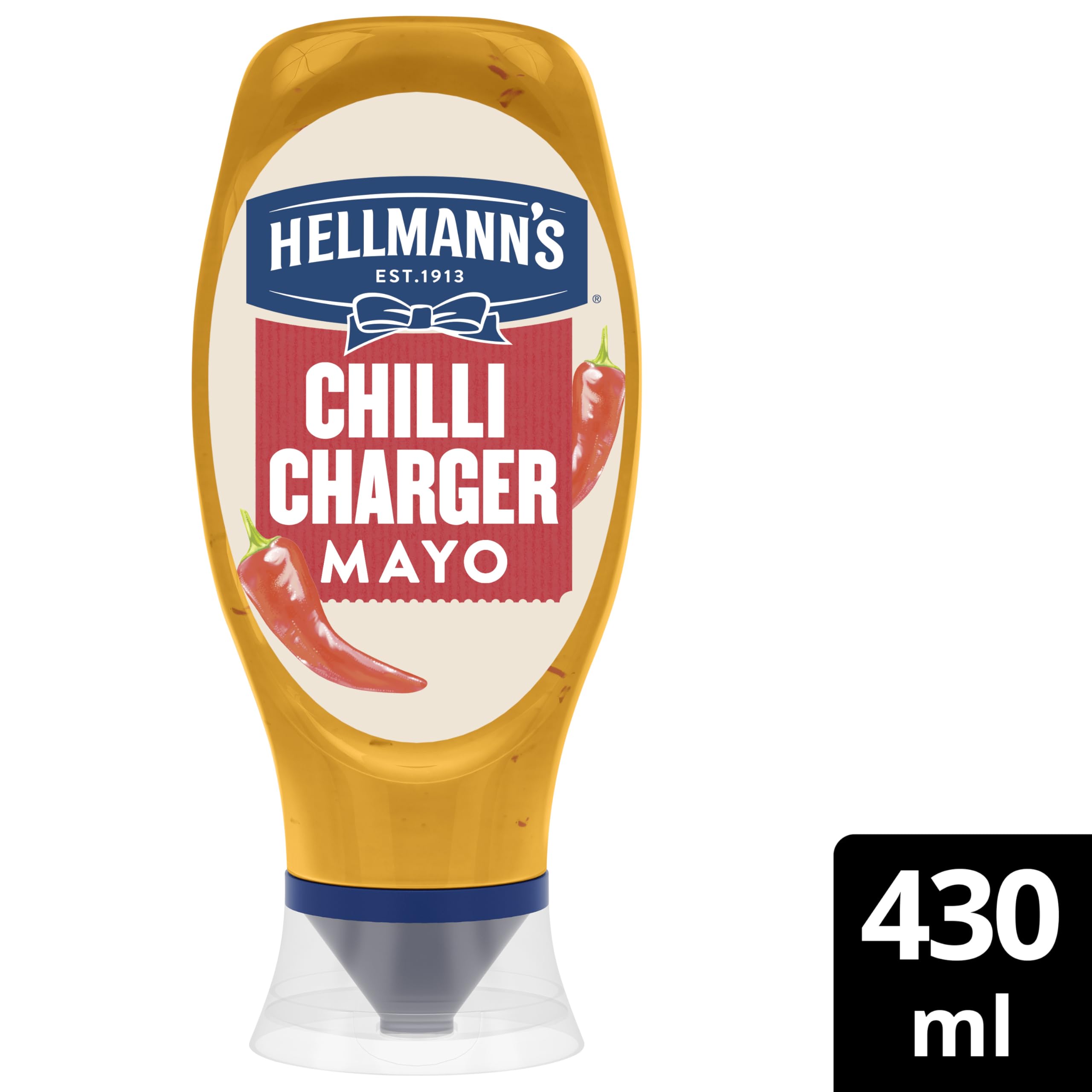 Hellmann's Chilli Charger Mayonnaise - Creamy & Fiery Kick | 430ml Bottle
