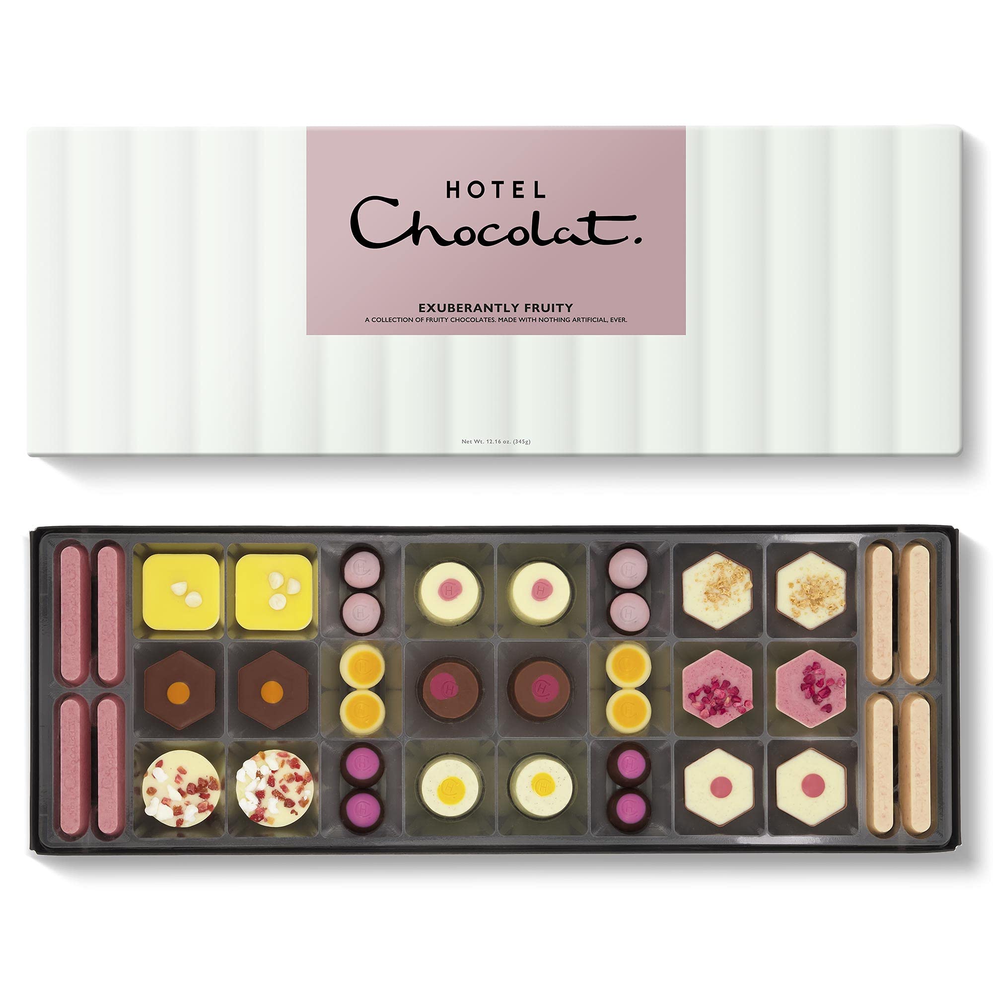 Hotel Chocolat Exuberantly Fruity Sleekster - 38 Fruity Chocolates, 345g
