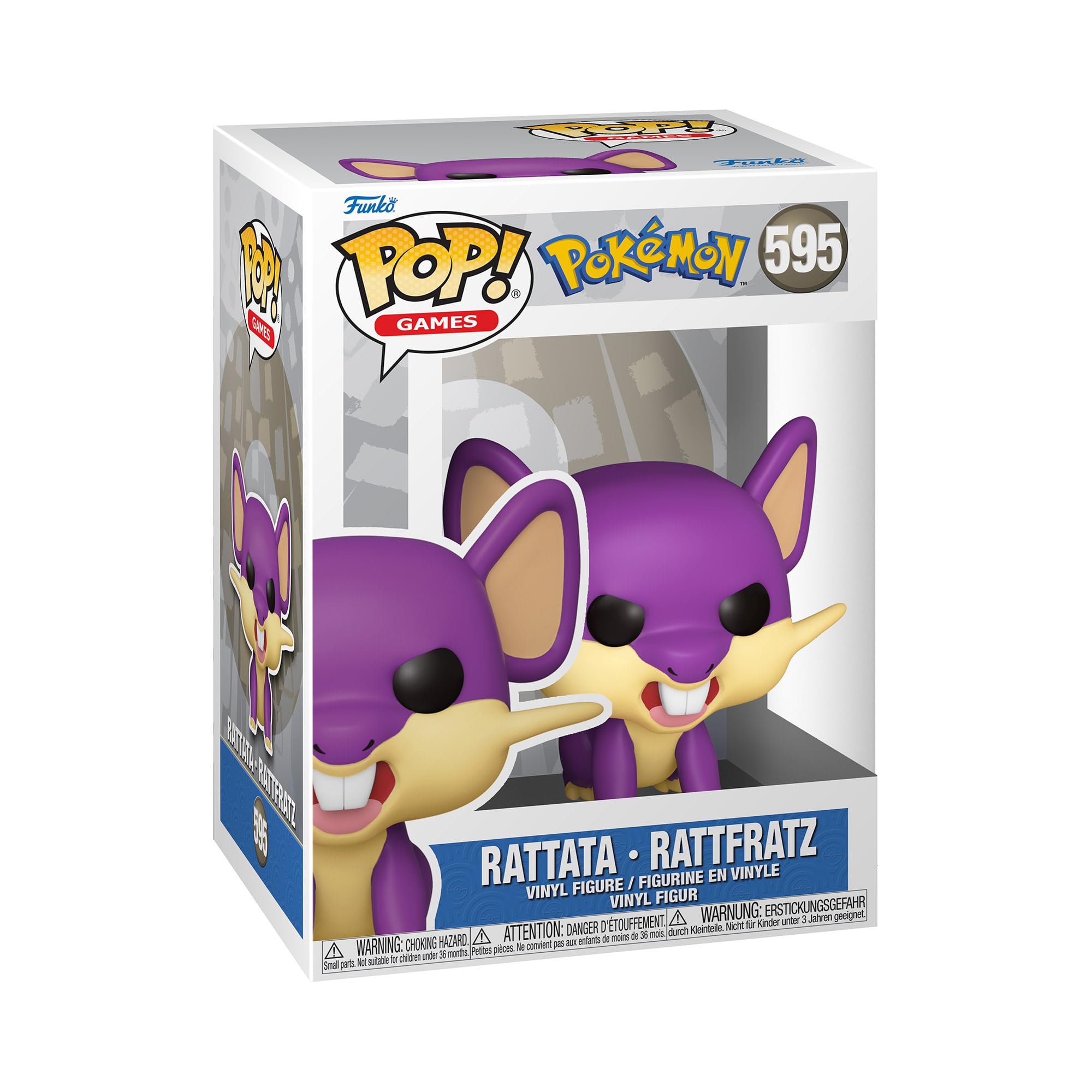 Funko Pop! Games: Pokémon - Rattata Vinyl Figure (74632) 9