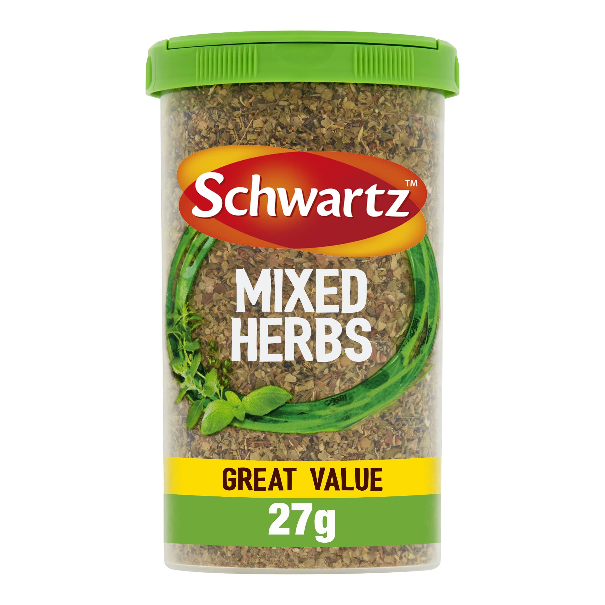 Schwartz Mixed Herbs 27g - Marjoram, Basil, Oregano & Thyme Blend