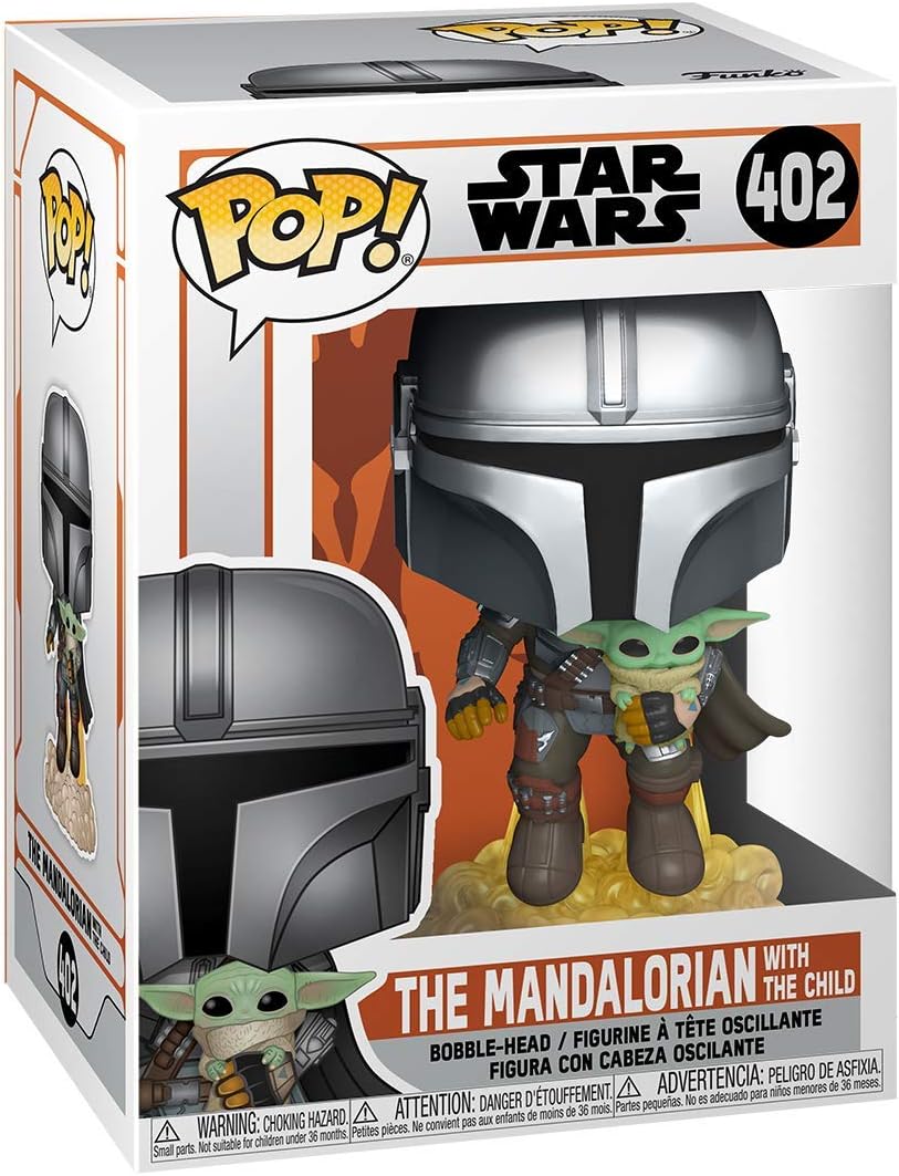 Funko Pop! Star Wars: The Mandalorian - Mando with Jet Pack Vinyl Figure 3