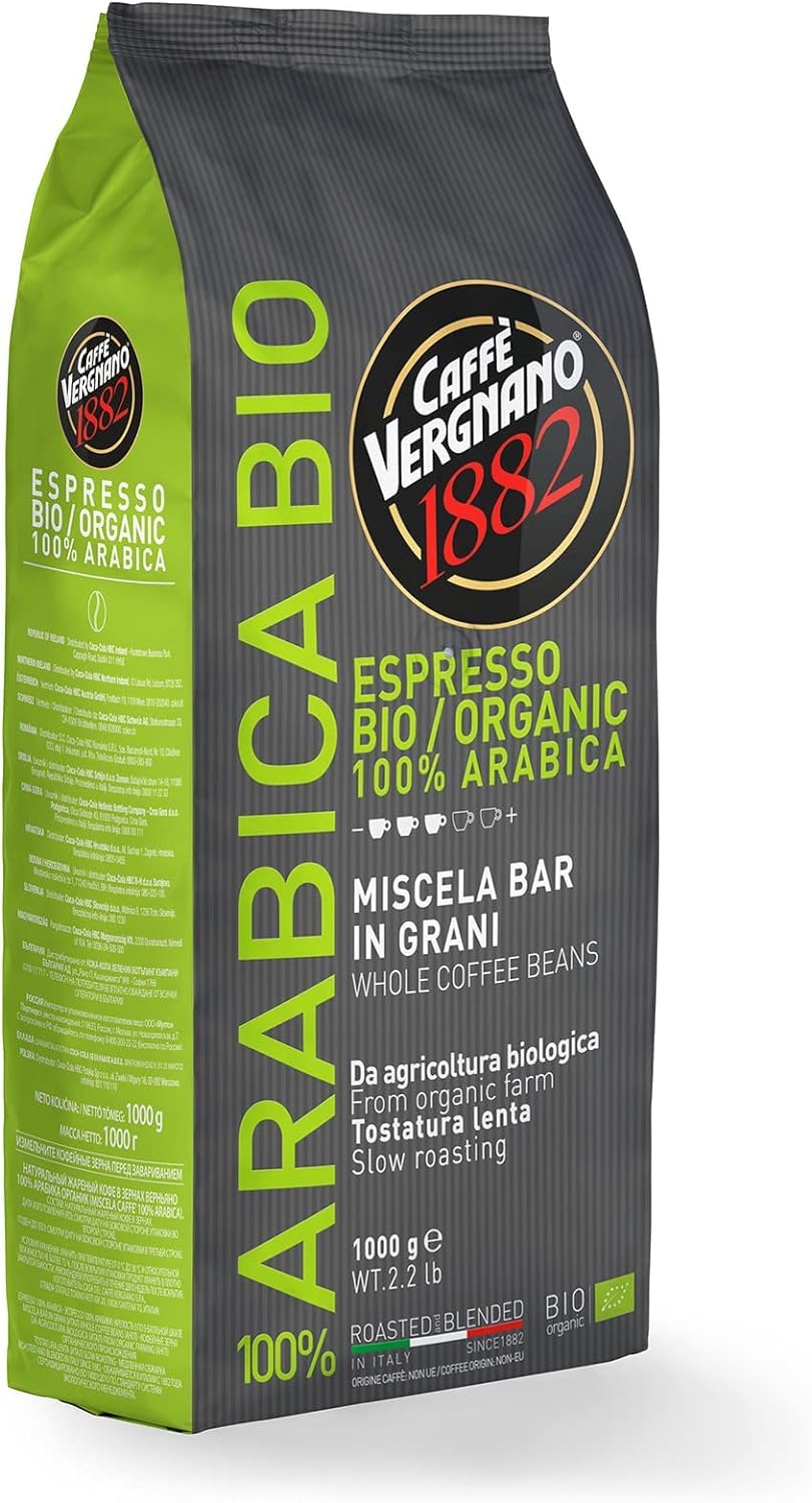 Caffè Vergnano 1882 100% Arabica Bio Whole Bean Coffee - 1 kg 6
