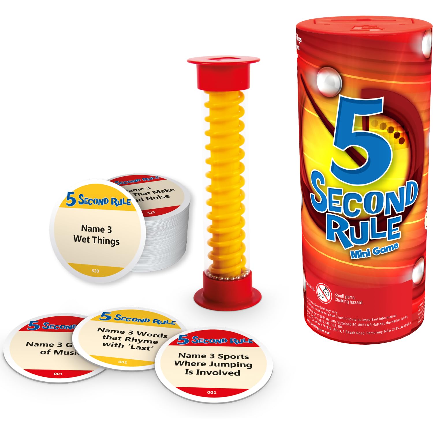 5 Second Rule Mini Game - Fast-Paced Card Game for 2+ Players | Ages 8+ 3