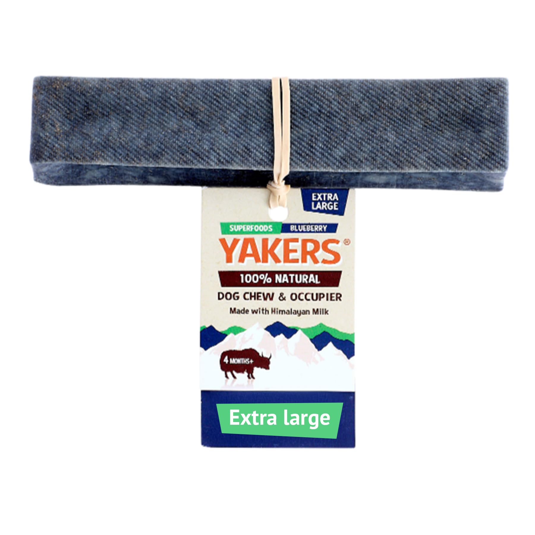 Yakers Blueberry Dog Chew Extra Large | 140g Pack of 1 | All Breeds