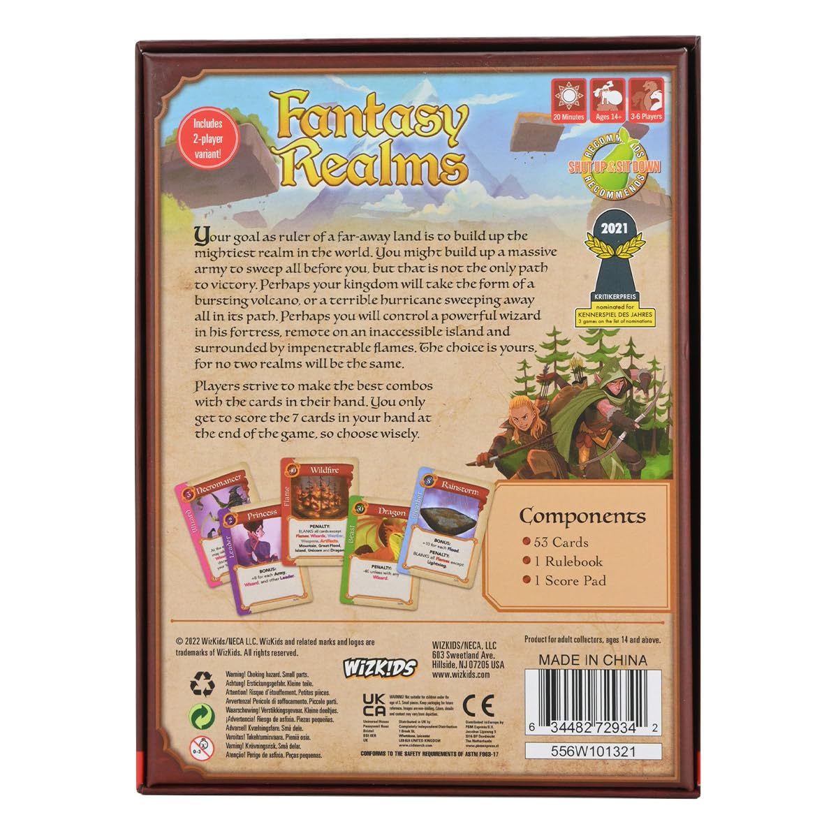 WizKids Fantasy Realms Card Game 4