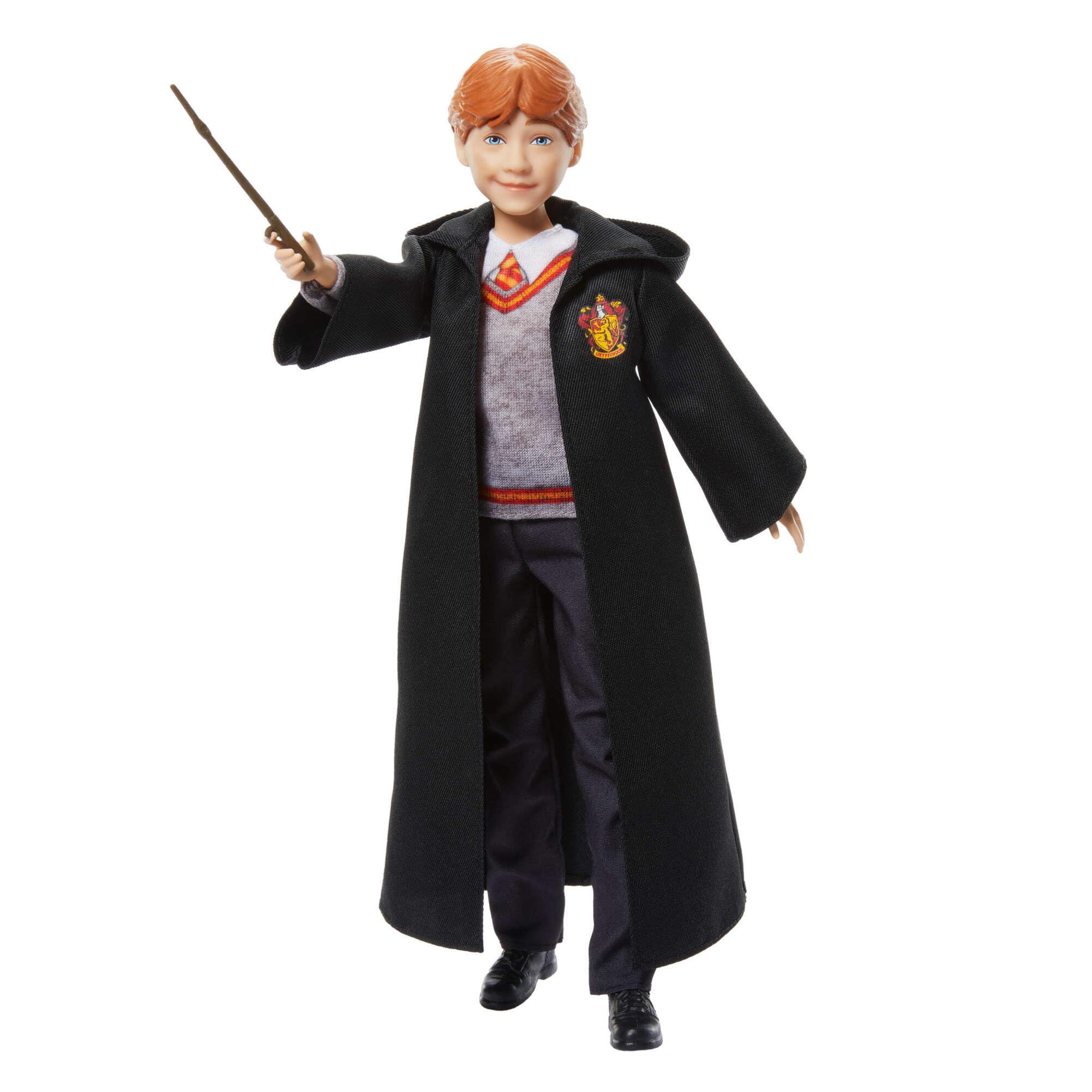 Mattel Harry Potter Ron Weasley Fashion Doll - Hogwarts Uniform with Wand, Ages 6+ 3