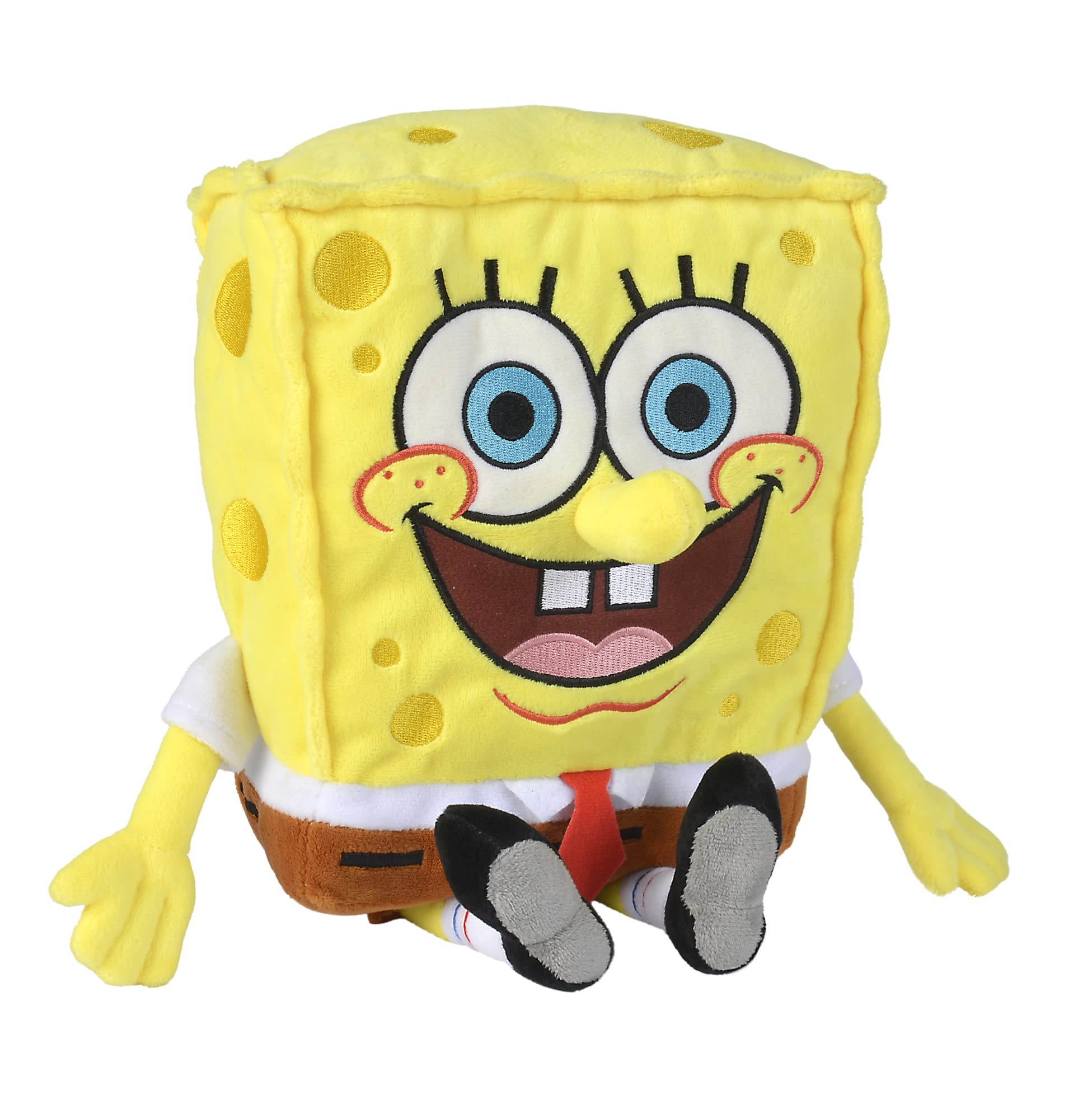 Simba Spongebob Squarepants Plush Toy - 35 cm Cuddly Soft with Recycled Filling