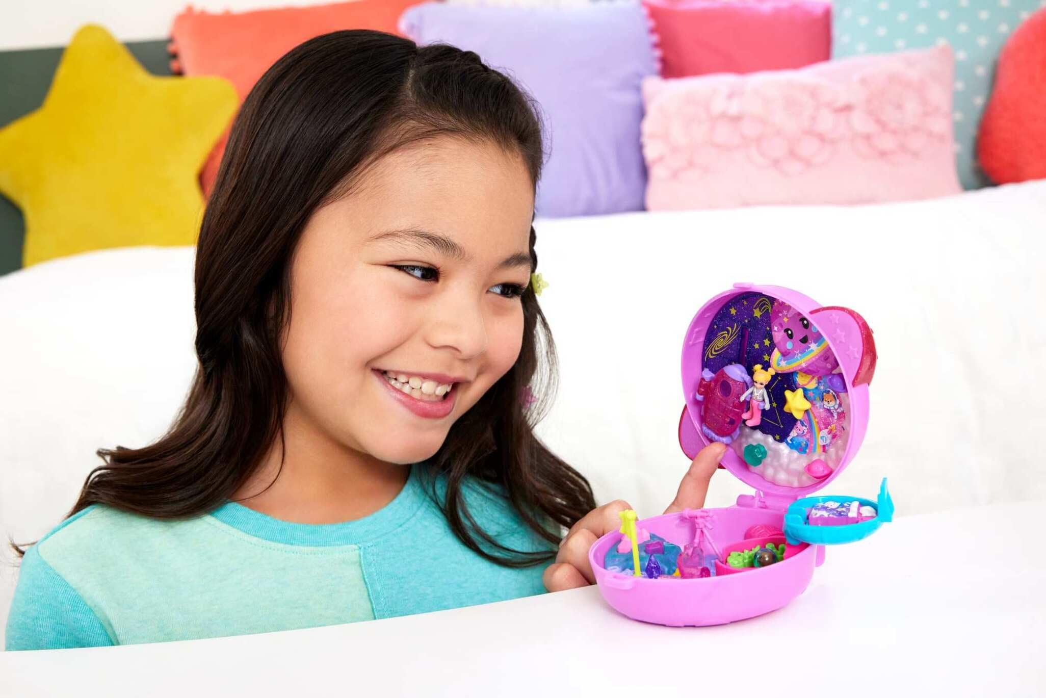Polly Pocket Planet Polly Outer Space Compact Playset - Includes Micro Doll & 10 Accessories 7