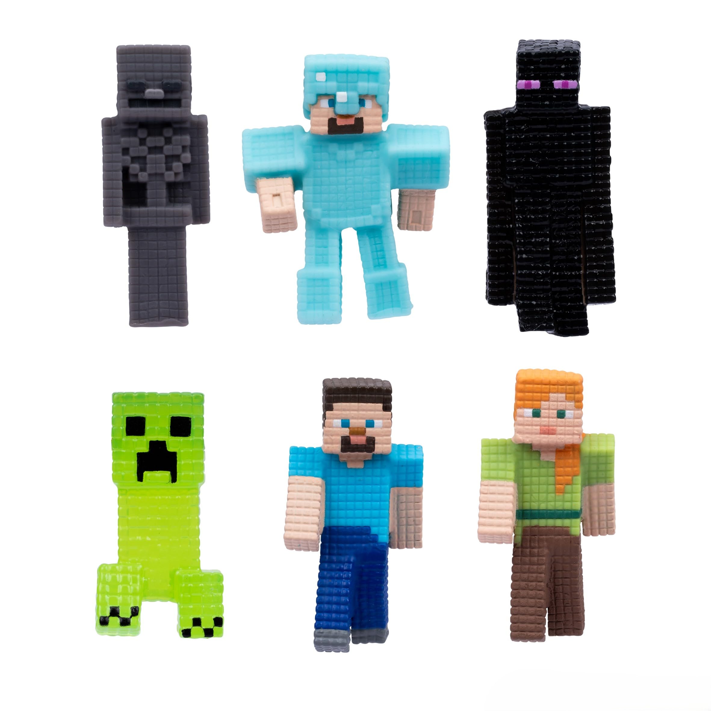 Heroes of Goo Jit Zu Minecraft Minis - Stretchy Toy Figure | 2.5 Inch | Ages 4+