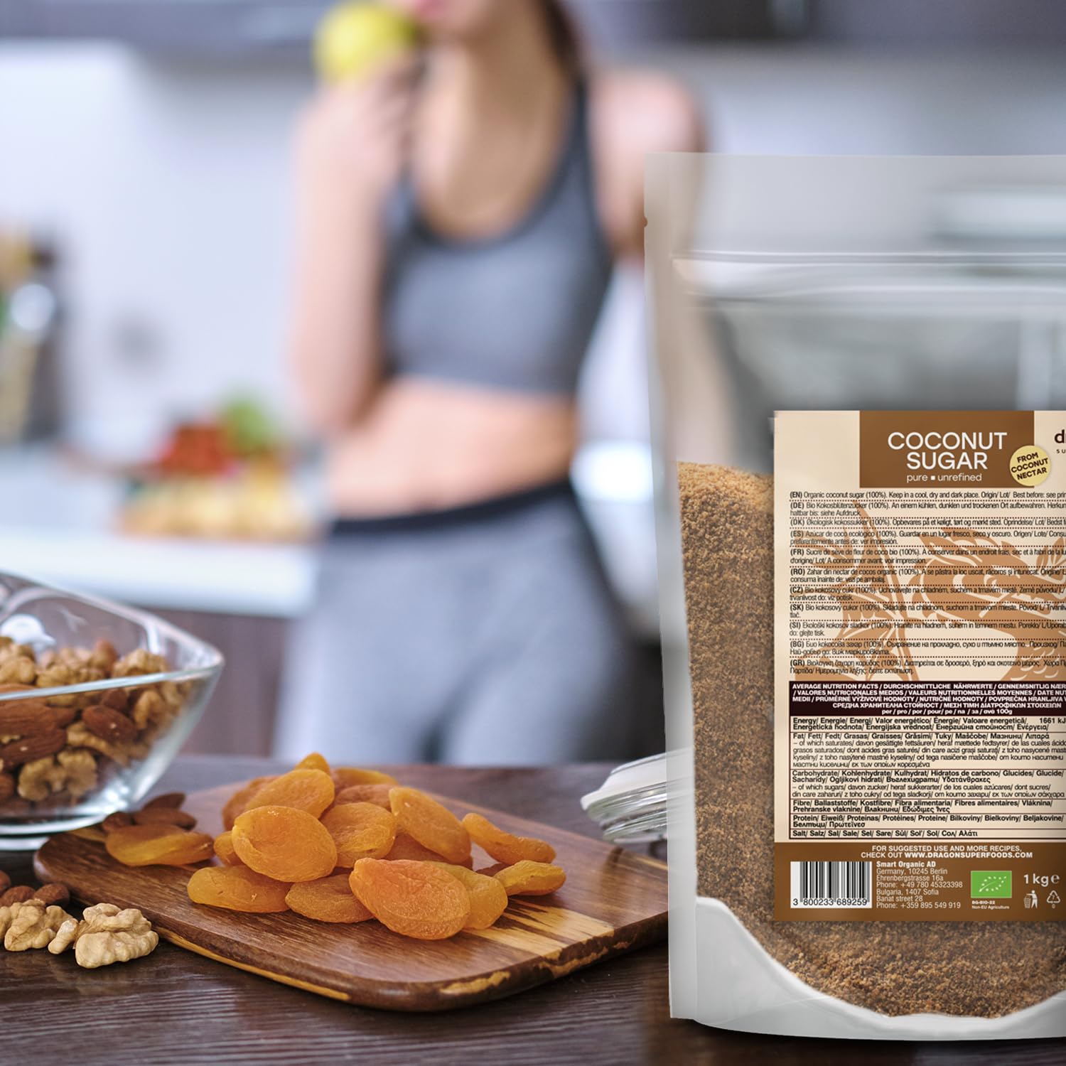 Dragon Superfoods Organic Coconut Sugar - Natural Sweetener | 100% Organic | 1 kg 2