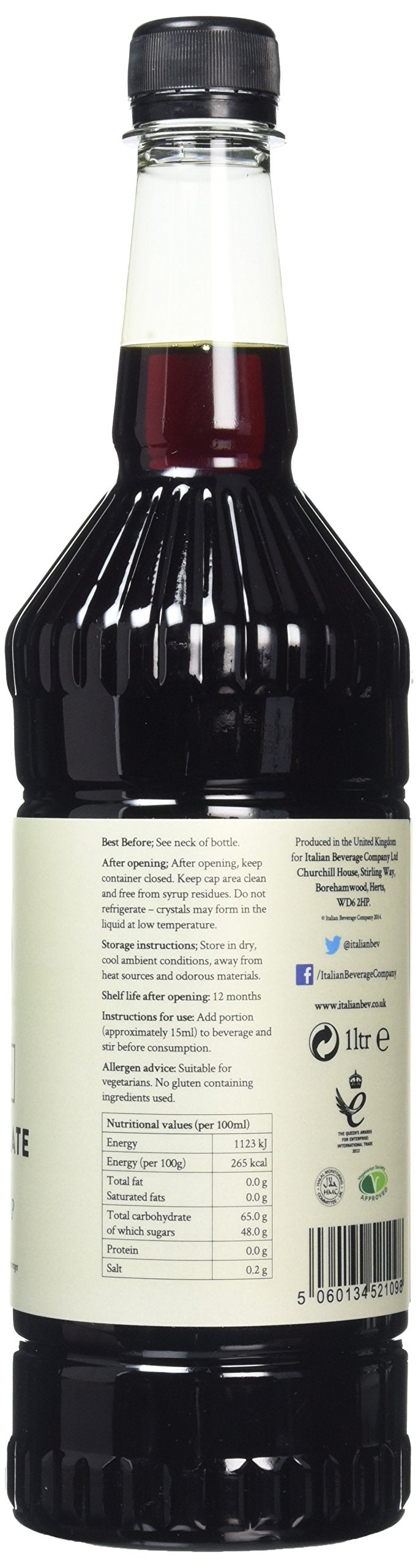 Simply Chocolate Syrup 1 Litre