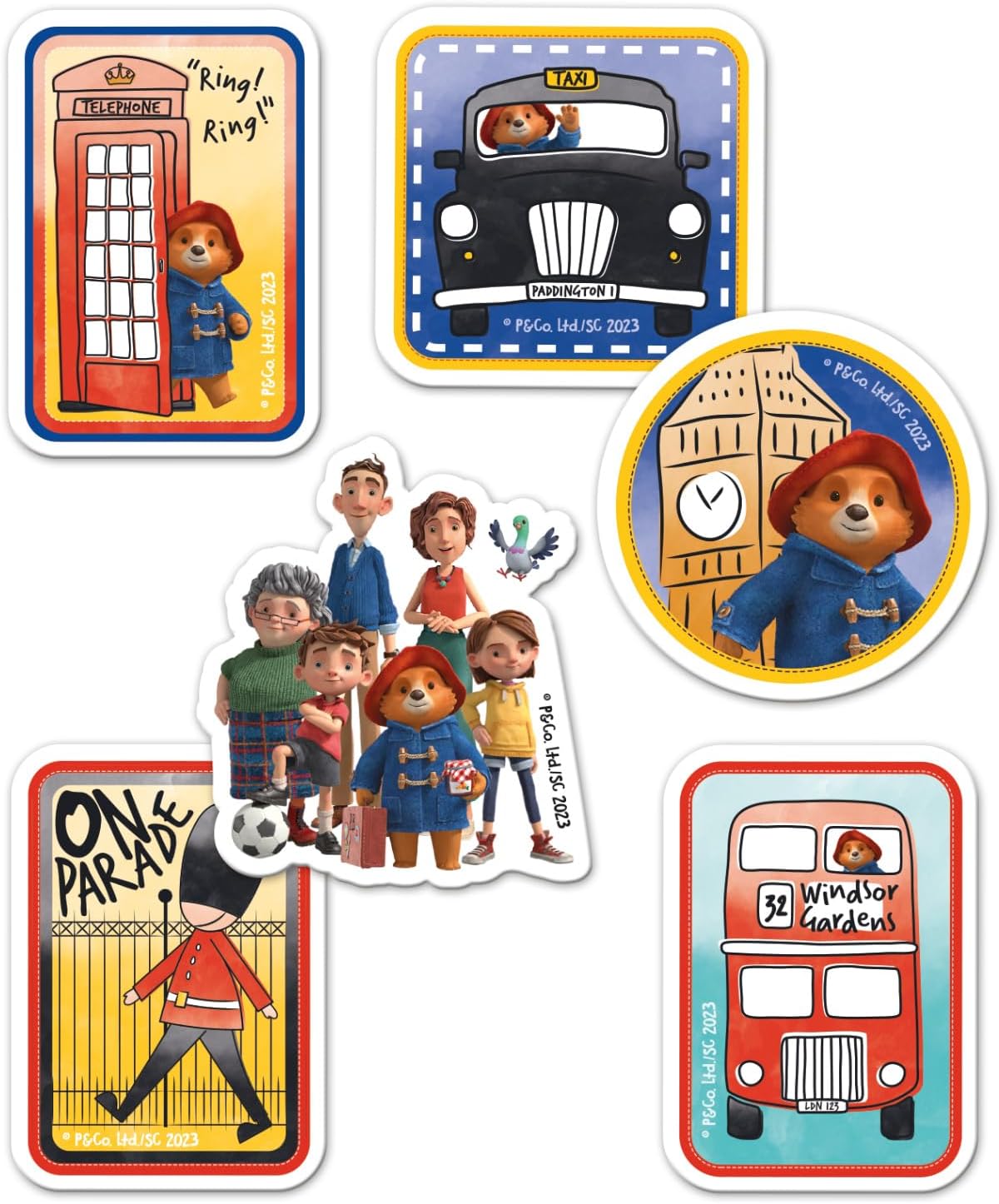 Paper Projects The Adventures of Paddington - Paddington Bear Assorted Sticker Pack