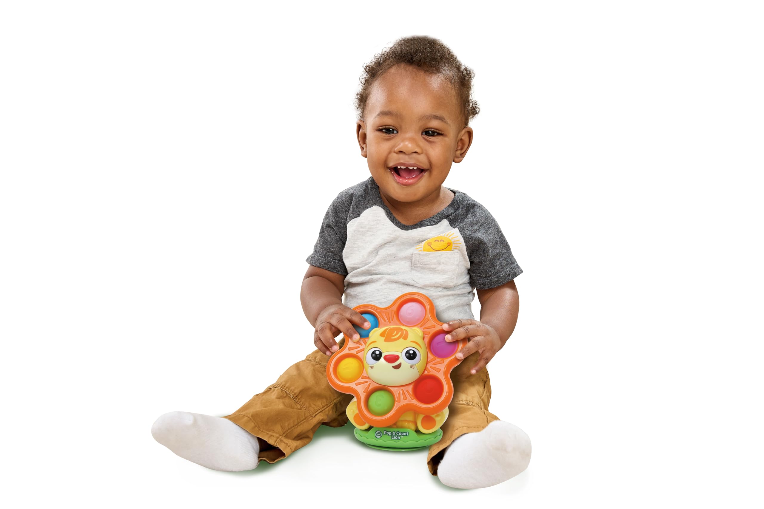 LeapFrog Pop & Count Lion - Sensory Suction Cup Toy with Squishy Buttons for Toddlers 6-24 Months 11