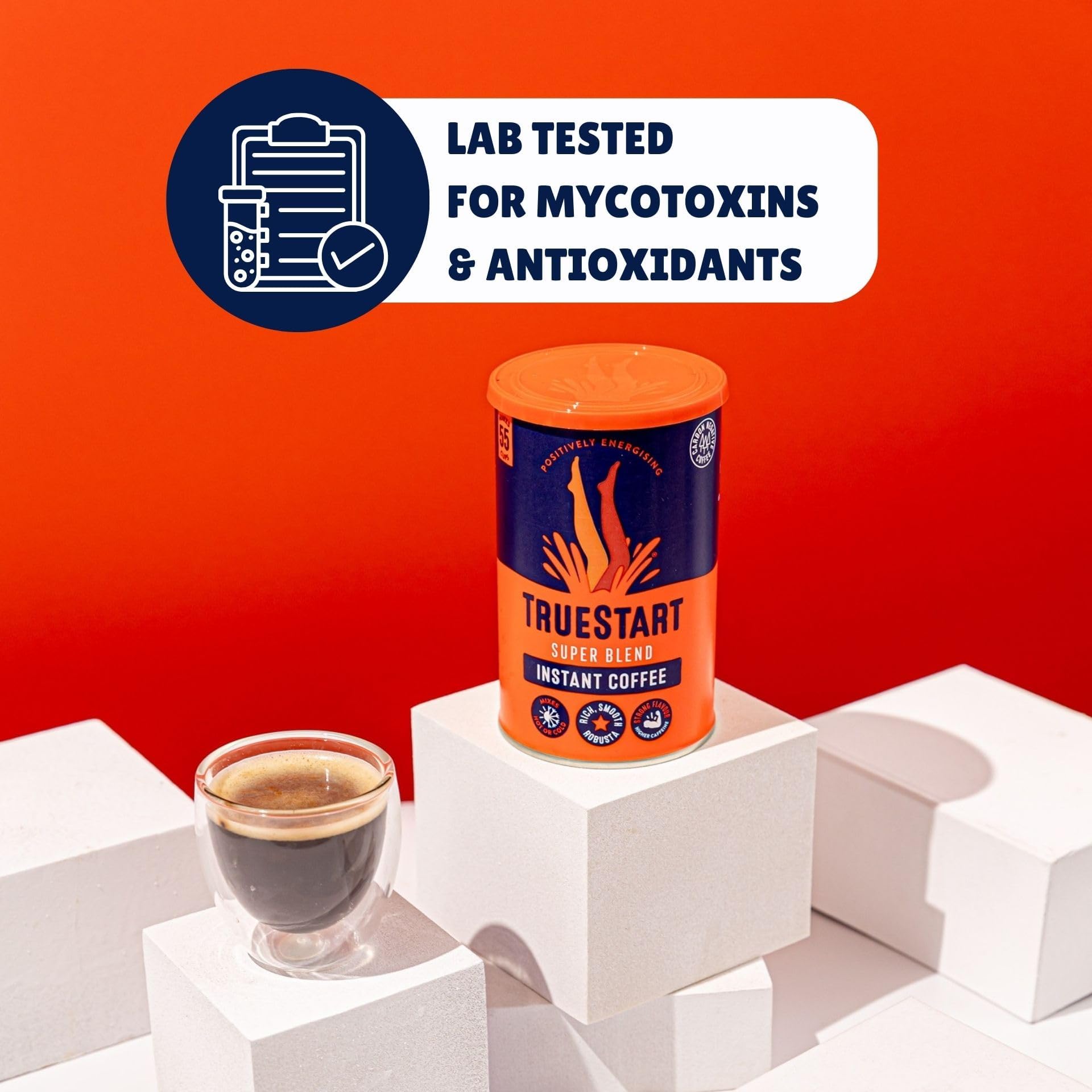 TrueStart Barista Grade Super Blend Strong Instant Coffee – 2 x 100g 4