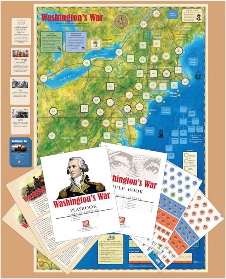GMT Games - Washington's War: The American Revolution (Board Game)