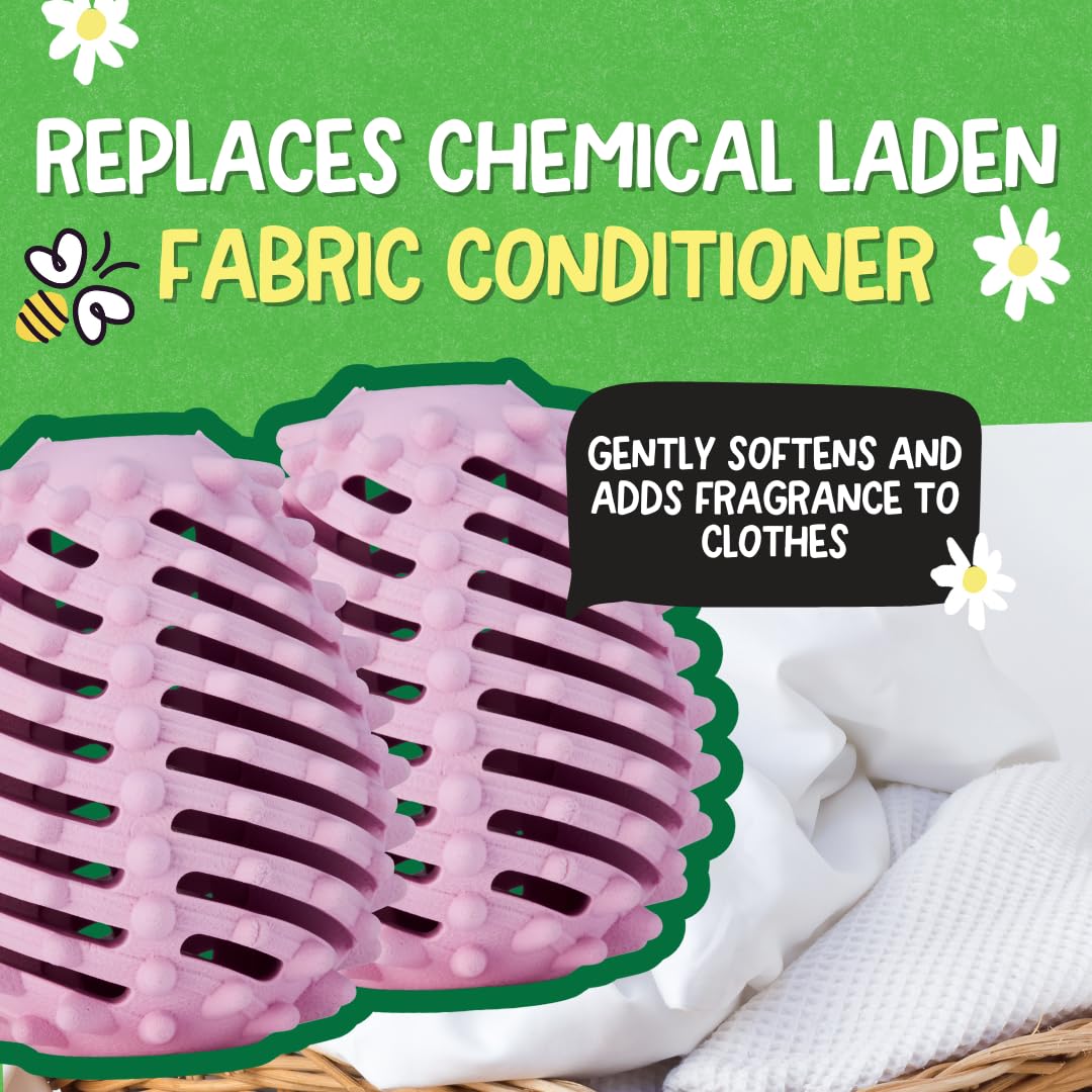 Ecoegg - Dryer Eggs Tumble Dryer Balls | Spring Blossom Scent | Reduces Drying Time | Hypoallergenic 4