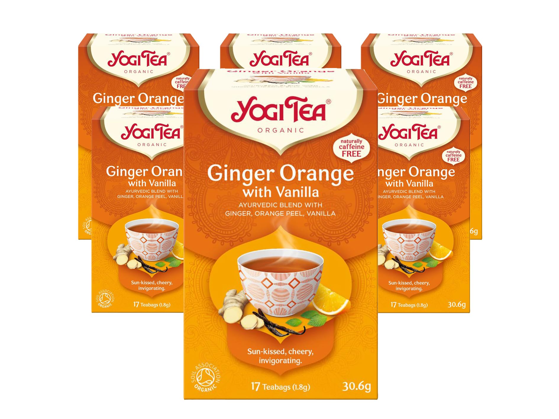 Yogi Tea - Ginger Orange with Vanilla Organic Herbal Tea, Caffeine Free, 102 Tea Bags 9