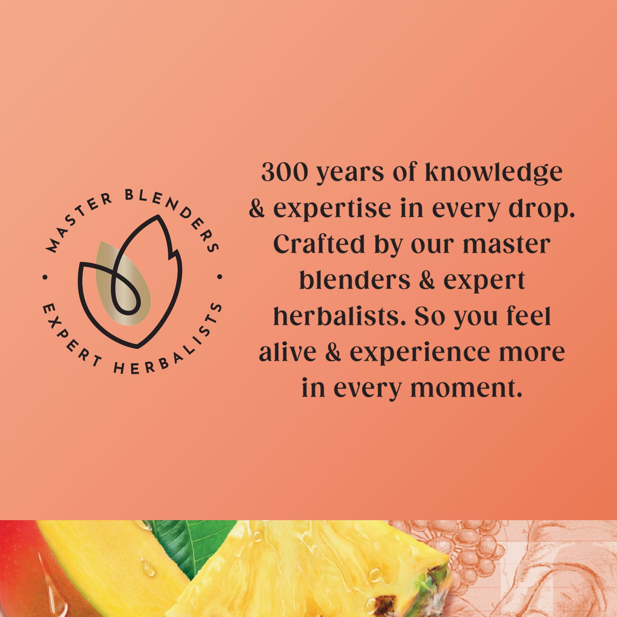 Twinings Superblends Focus Kräutertee – Mango- und Ananas-Aufguss mit Ginseng und Vitamin B6, 80 biologisch abbaubare Teebeutel 3