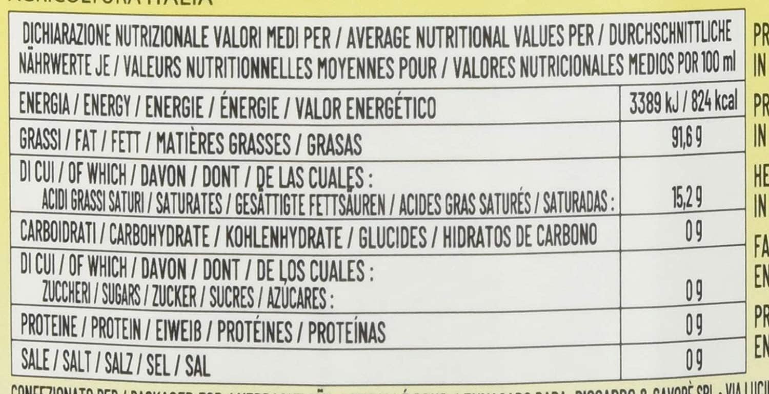 Le Terre di Colombo - 100% Italian Organic Extra Virgin Olive Oil 0.75L 5