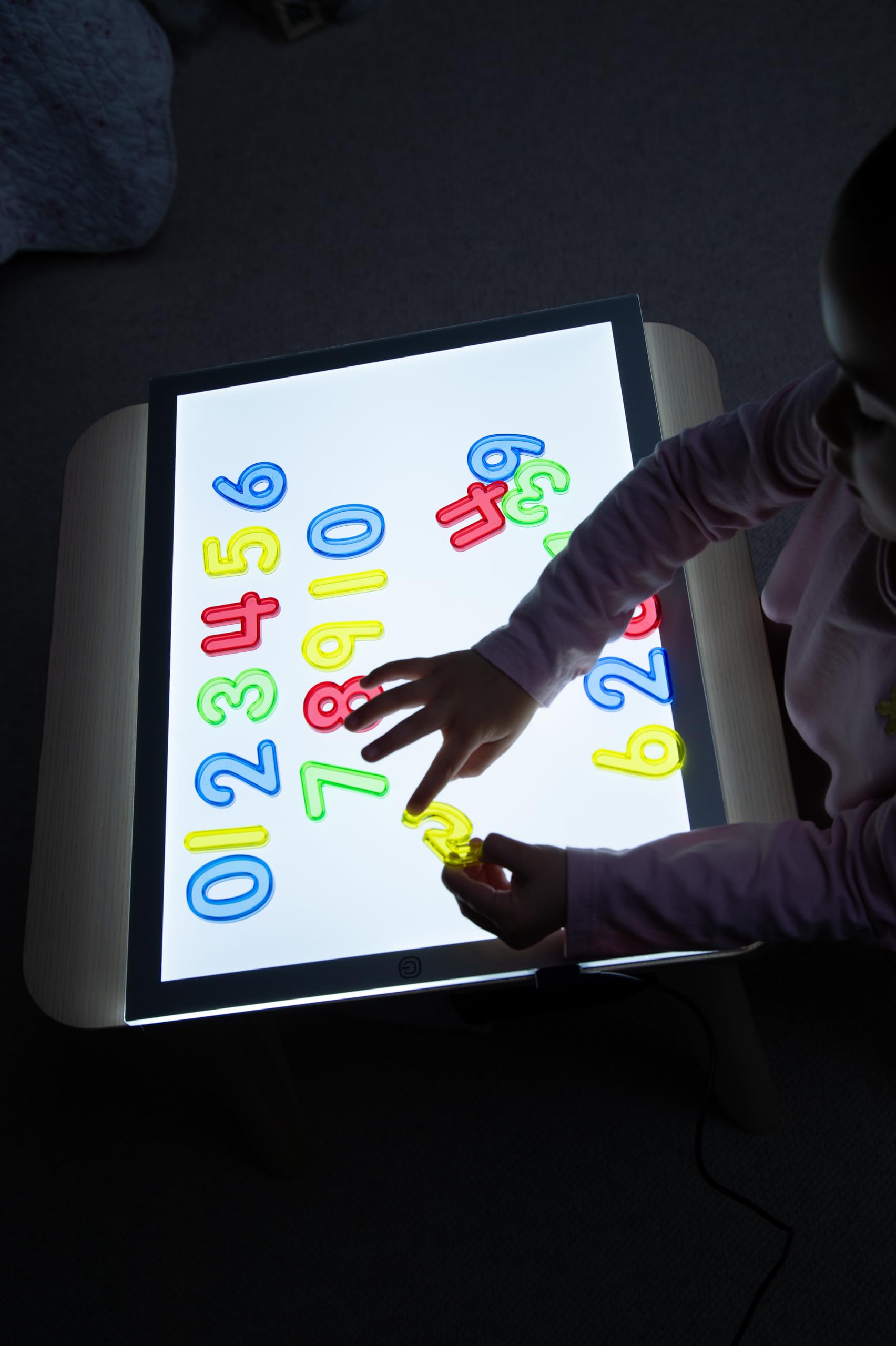 TickiT Translucent Numbers 0-9 - Educational Light Box Activity Set for Kids 3+ 4
