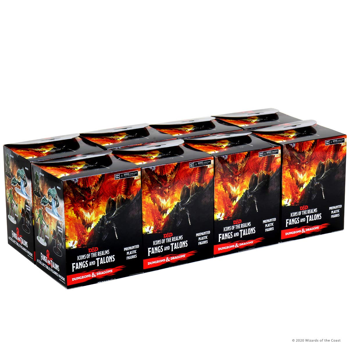 WizKids Dungeons & Dragons Fangs & Talons Miniatures Booster Brick (8 Pack) 4