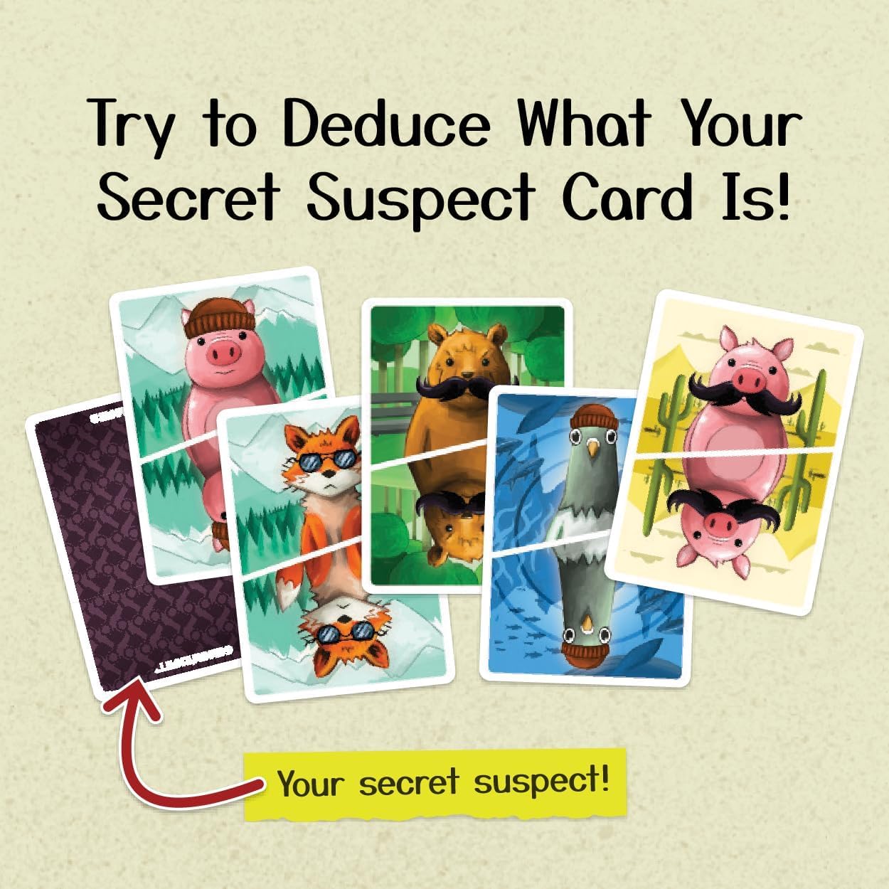 Gamewright Deduckto Family Card Game for 2-5 Players, Ages 8+ 3