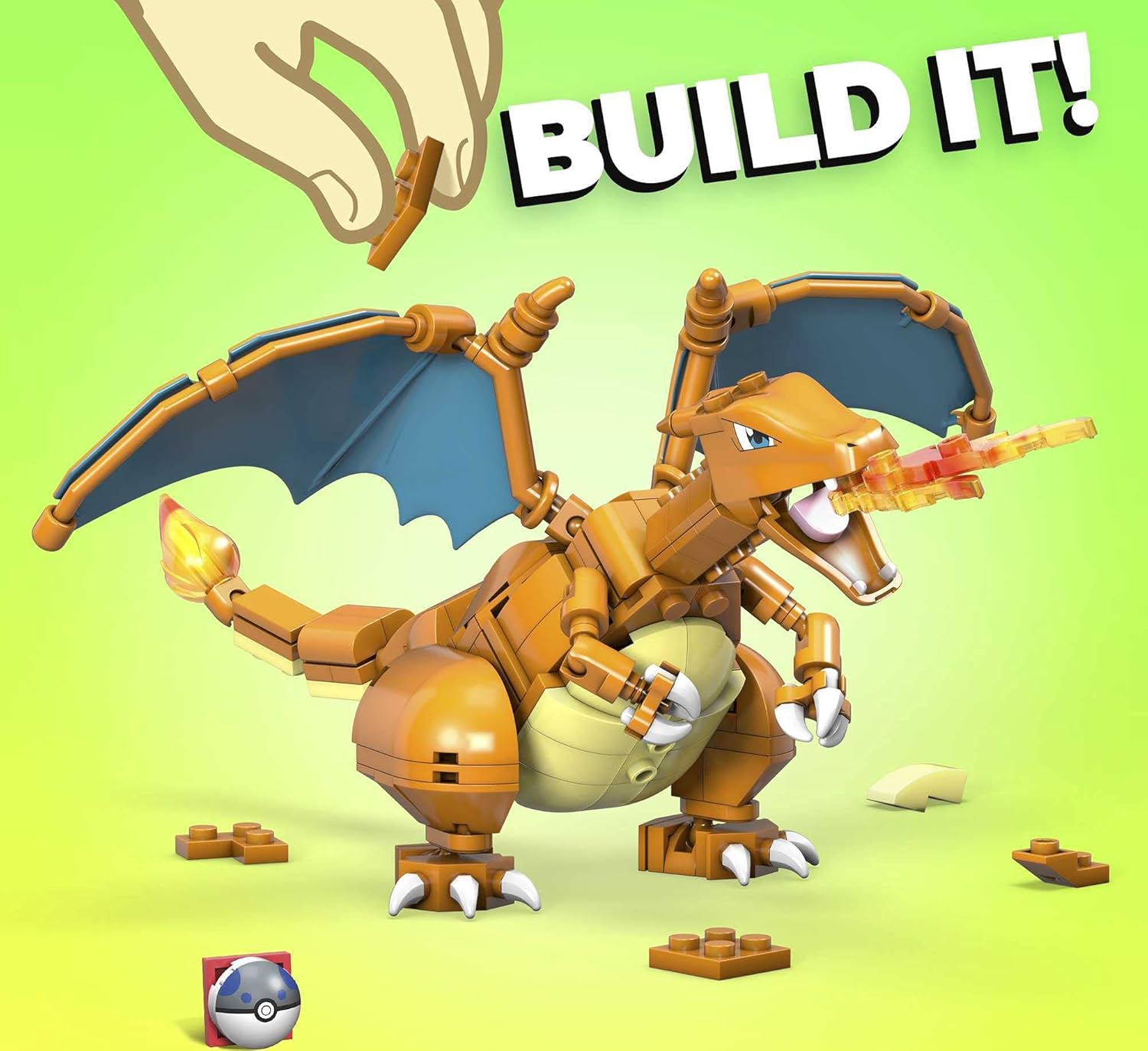 Mega Construx Pokémon Charizard - Buildable & Poseable Action Figure for Ages 6+ 3