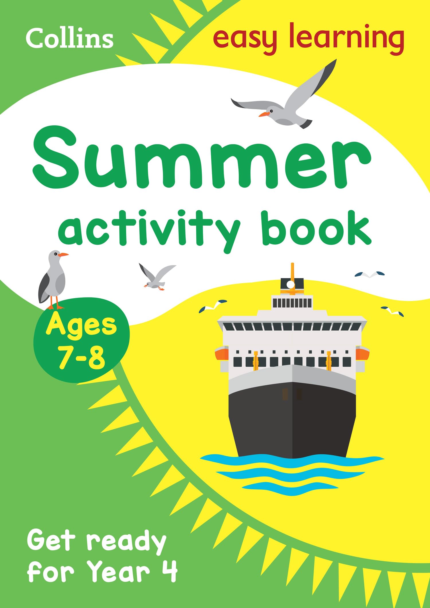 Collins Year 3 to Year 4 Summer Activity Book | KS2 Education & Reference | English & Maths Practice