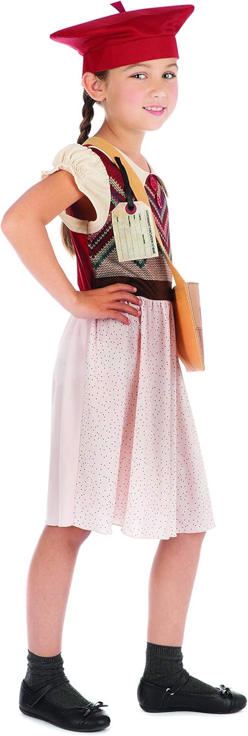 Bristol Novelty Evacuee Schoolgirl Costume - Age 10-12 Years 5