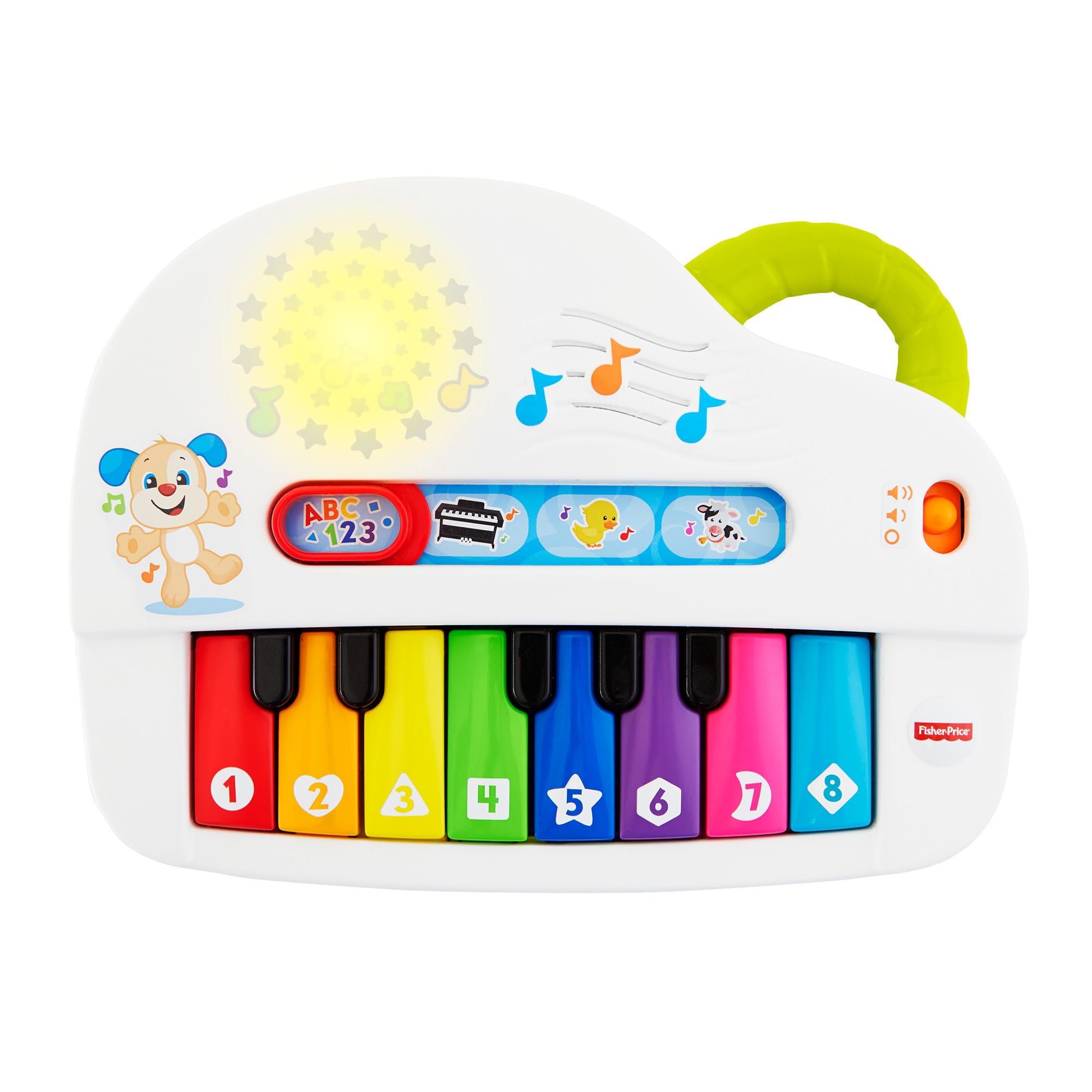 Fisher-Price Silly Sounds Light-Up Piano - Educational Musical Toy for Babies & Toddlers 6-36 Months