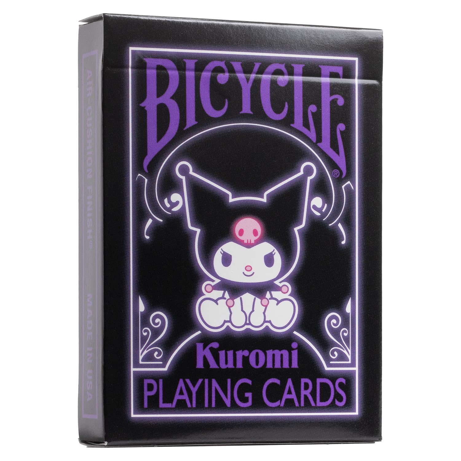 Bicycle Kuromi Sanrio Playing Cards Deck - Black, Pink and Purple Design