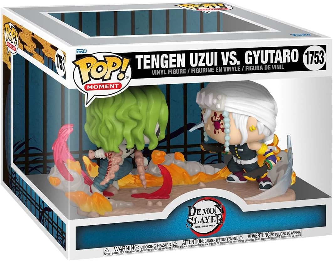Funko Pop! Moments: Demon Slayer - Tengen Uzui vs Gyutaro Vinyl Figure