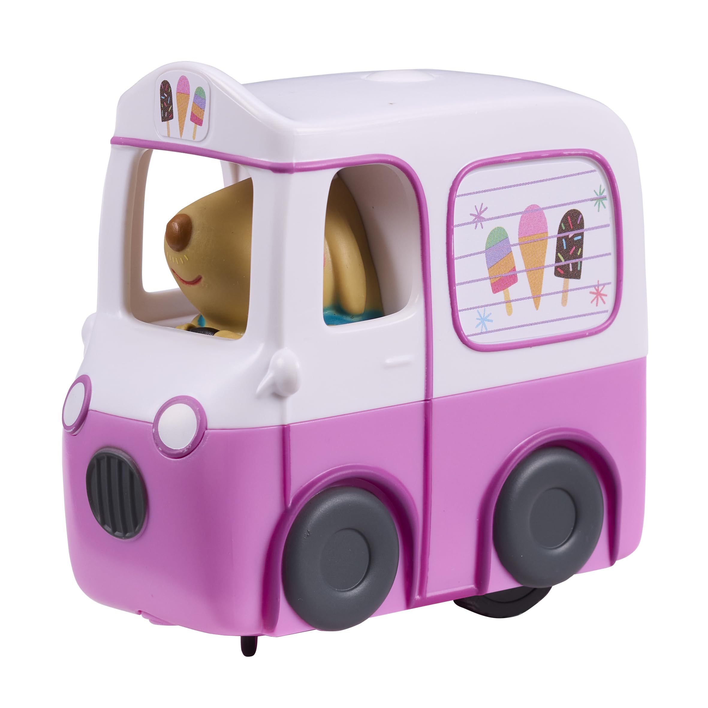 Peppa Pig Whizz Around Little Ice Cream Van - Motorised Vehicle for Toddlers