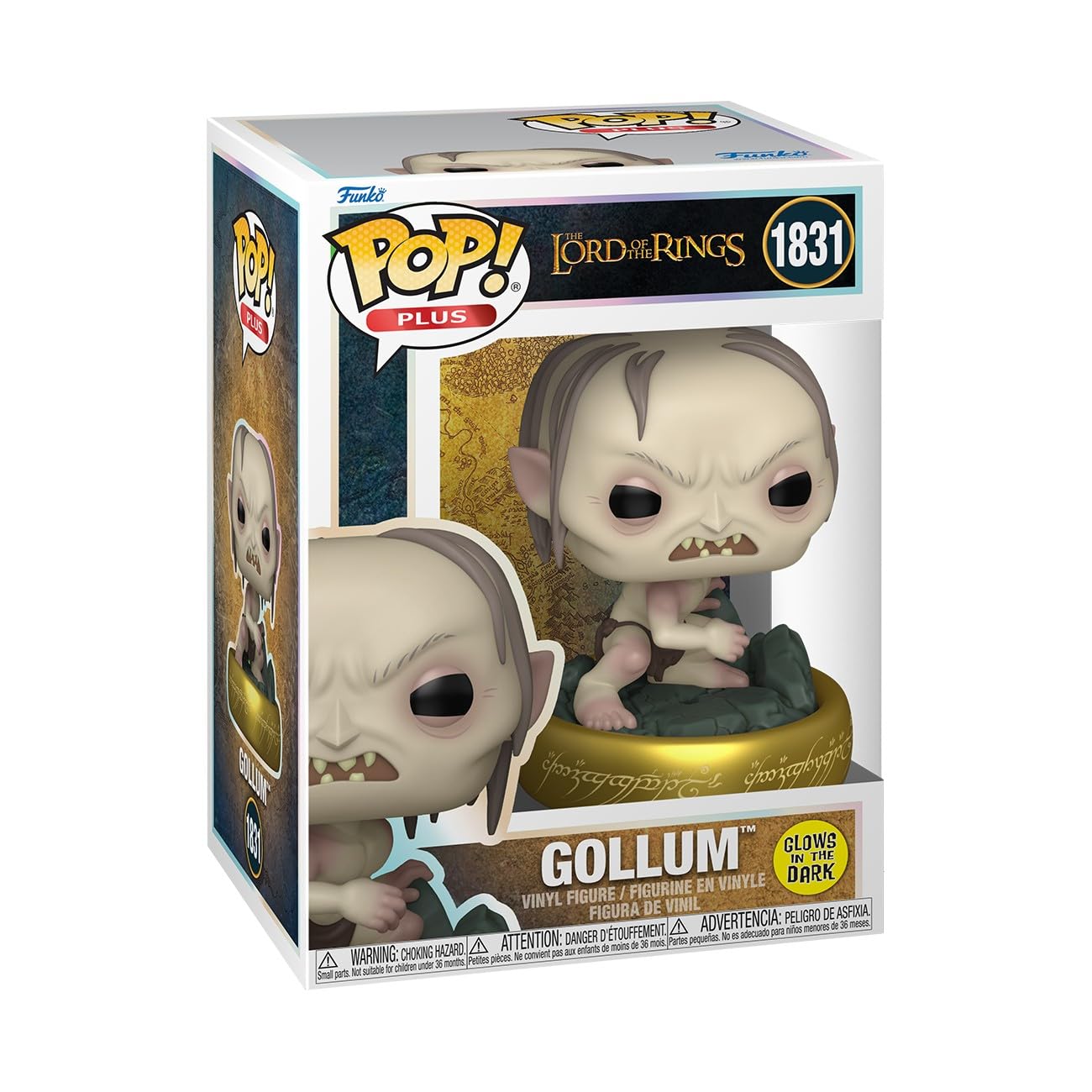 Funko Pop! Plus: Lord of the Rings - Gollum Glow in the Dark Vinyl Figure