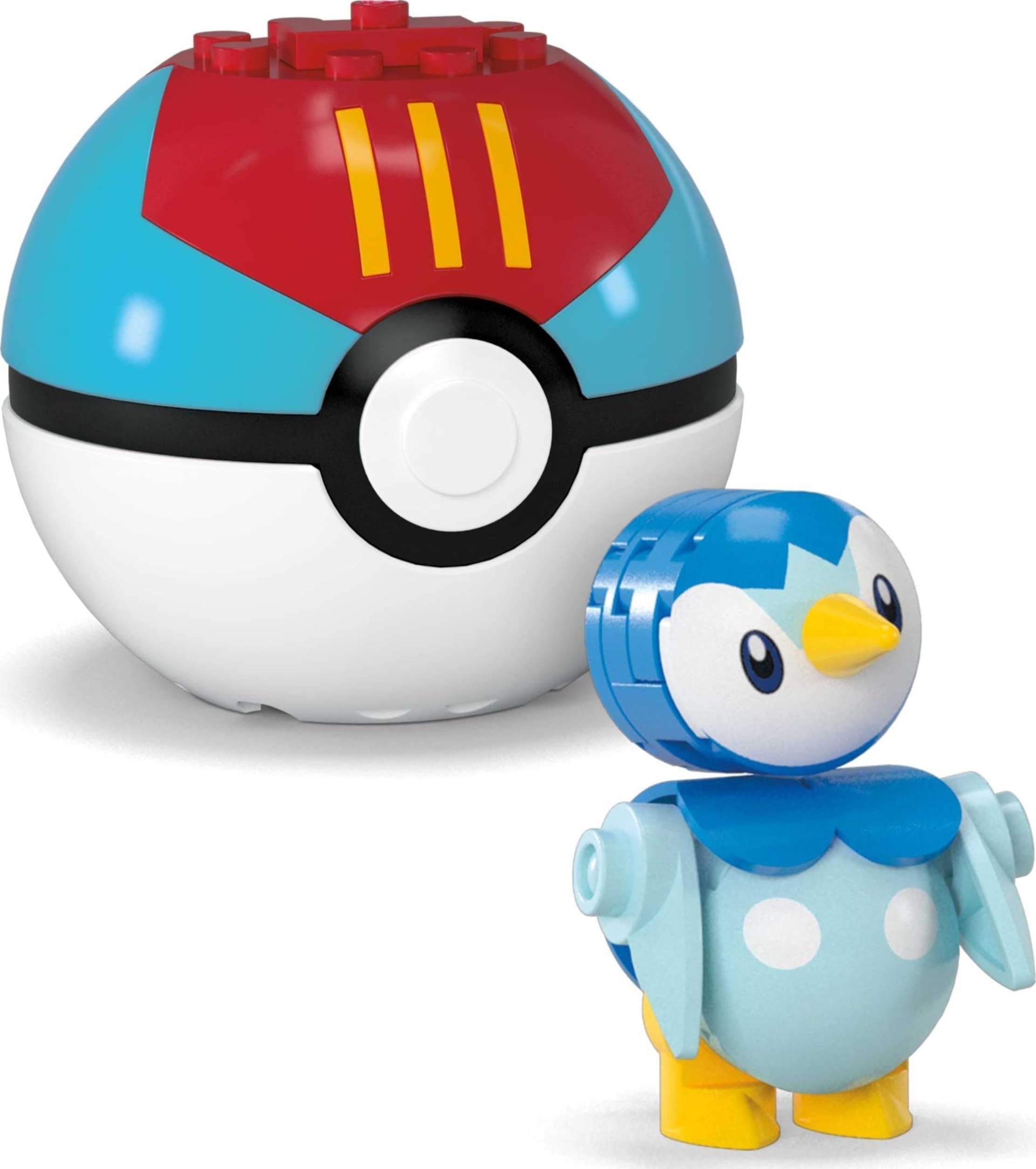 MEGA Pokémon Action Figure Building Set - Togepi and Piplup Poké Ball Playset for Ages 6+ 4