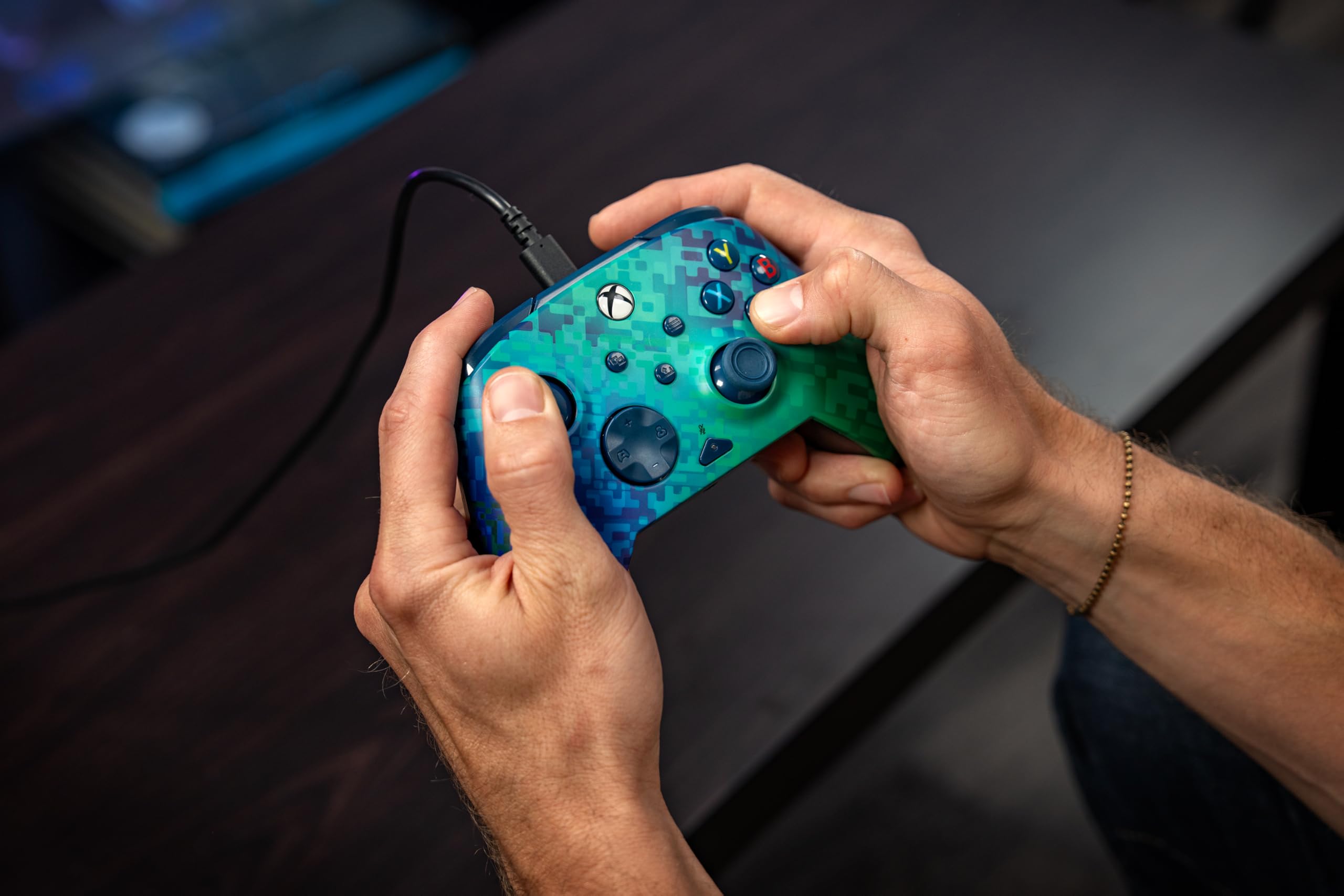 Turtle Beach Rematch Advanced Wired Gaming Controller - Glitch Green | Xbox & PC 8