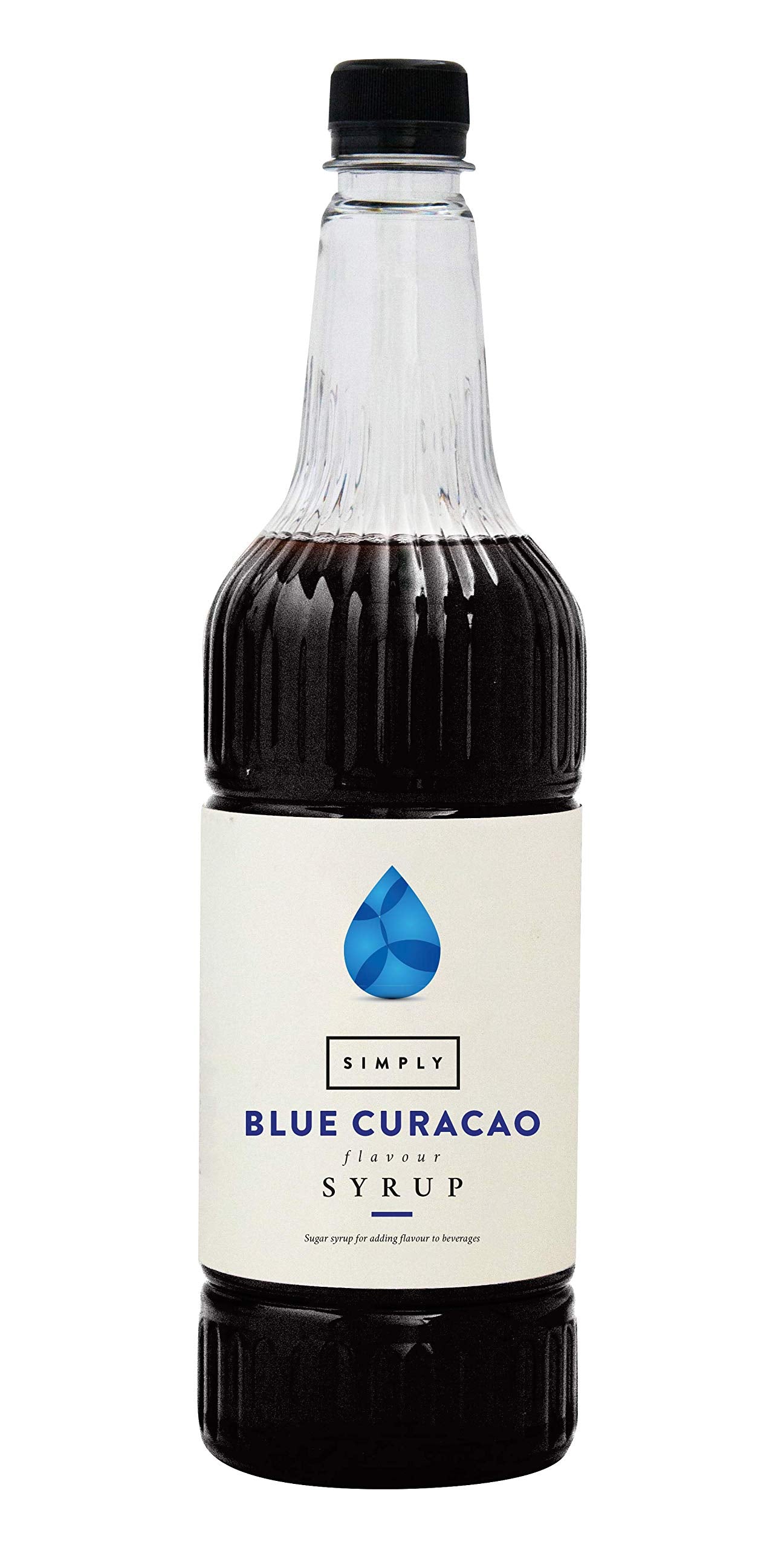 Simply Blue Curacao Syrup - Non-Alcoholic Flavoured Syrup for Coffee & Mocktails | 1L