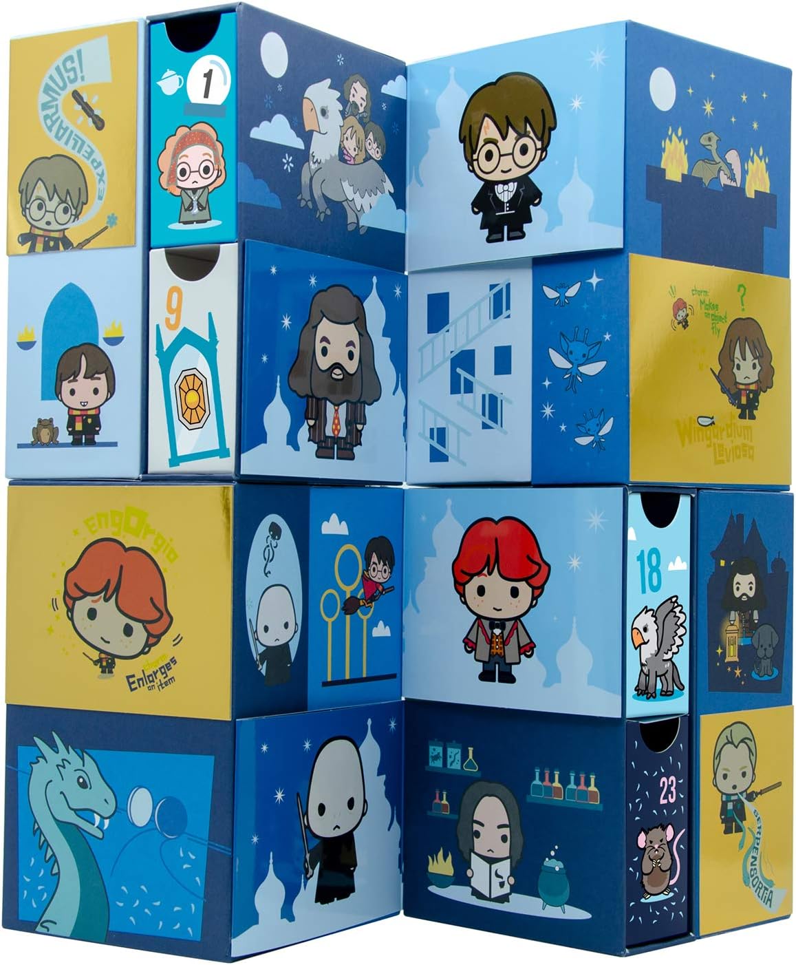 Harry Potter Magical Infinity Advent Calendar - Rotating 360° Collectible with 24 Gifts 3