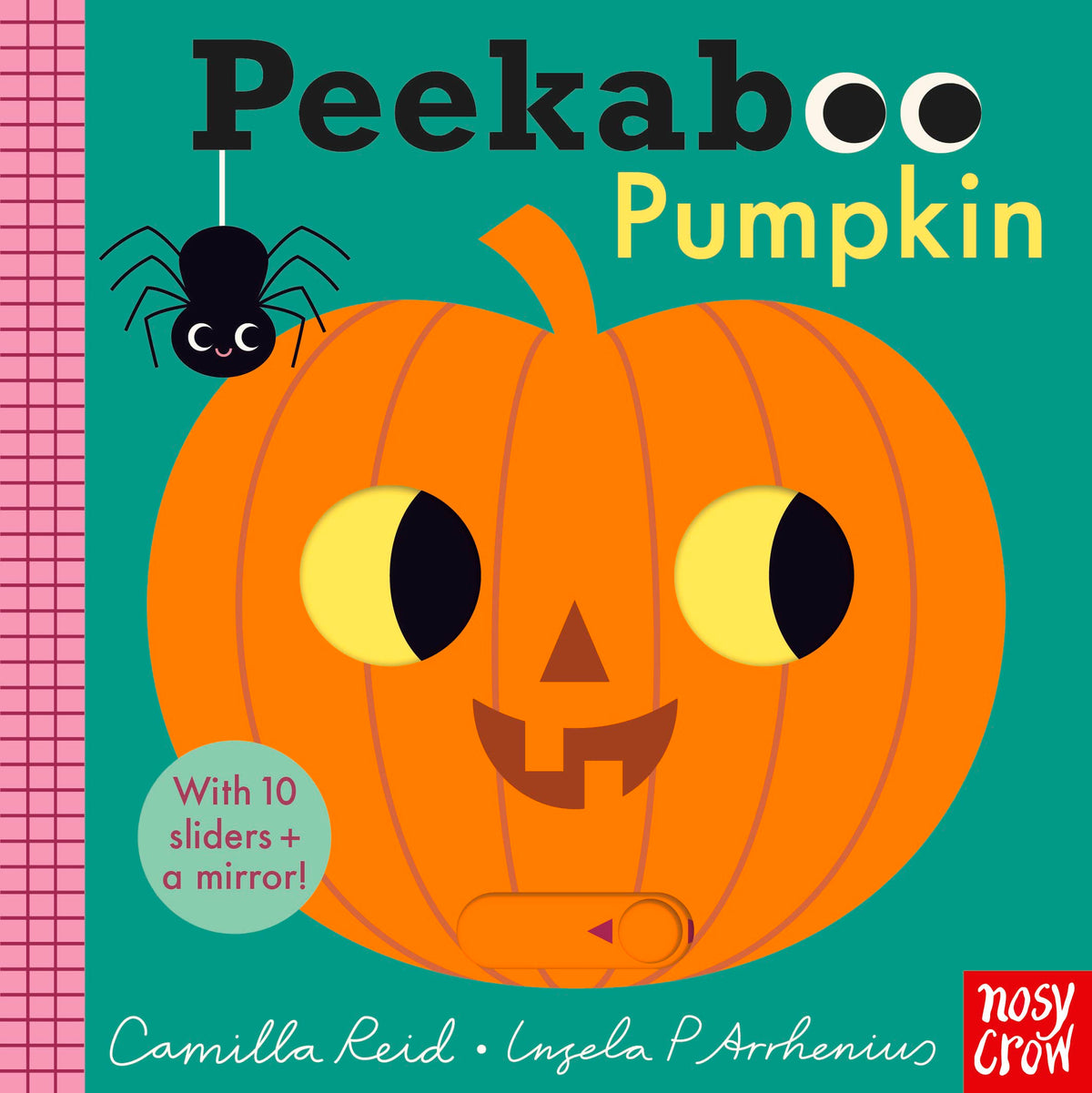 Peekaboo Pumpkin - Interactive Halloween Board Book for Babies & Toddlers | 10 Slider Faces | 10 Pages
