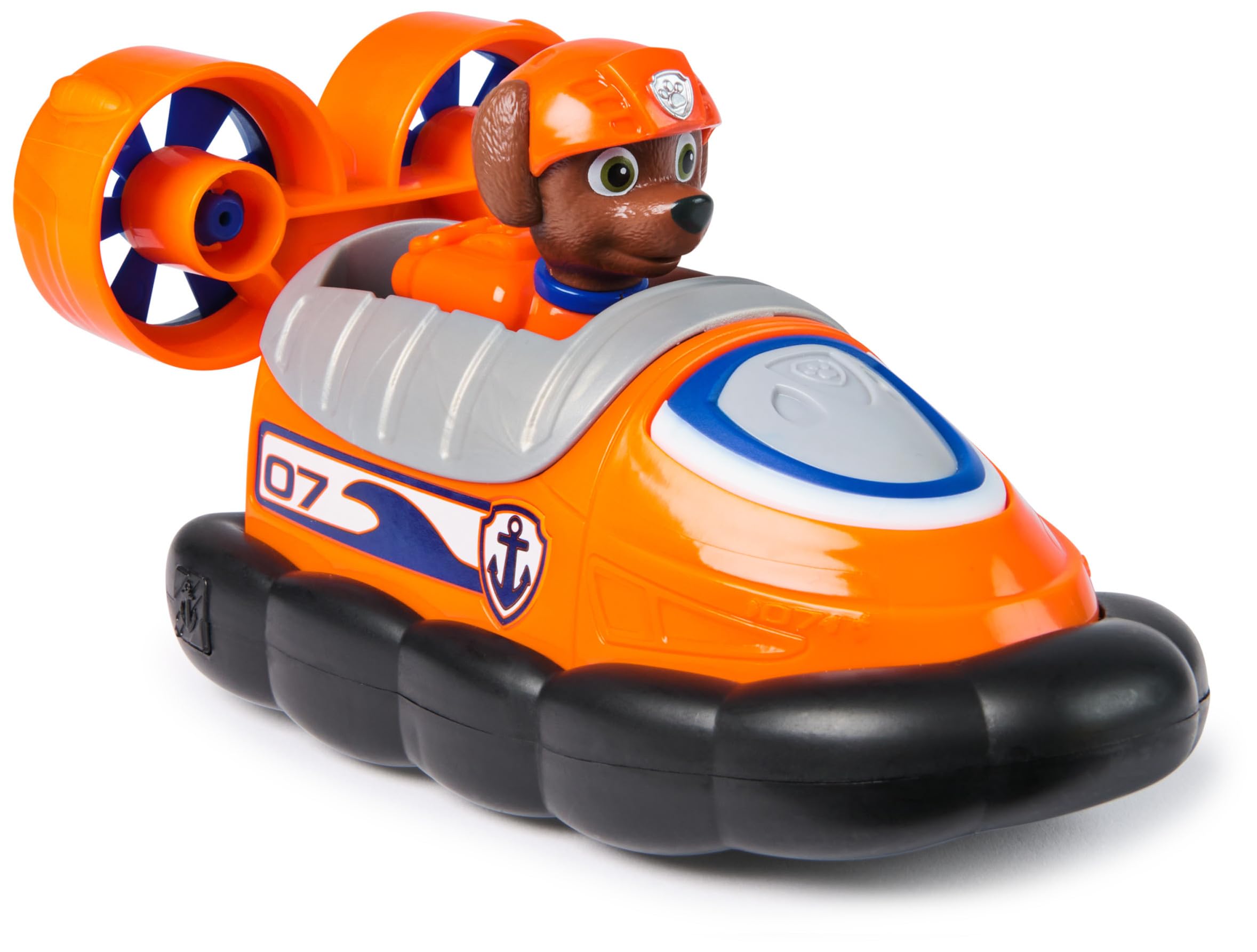 Paw Patrol Zuma's Hovercraft with Collectible Action Figure - Sustainably Made Vehicle Toy for Kids 3+ 3