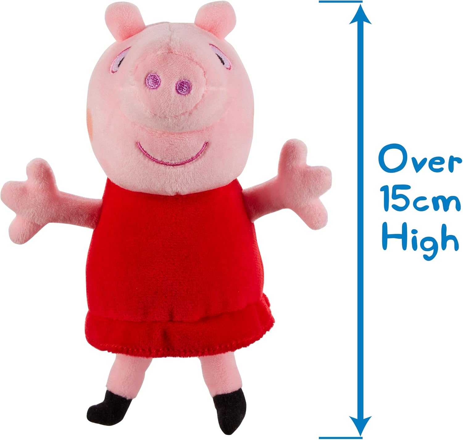 Peppa Pig 08202 Collectable Plush 5 Pack - Peppa, George, Suzy Sheep, Rebecca Rabbit, Candy Cat