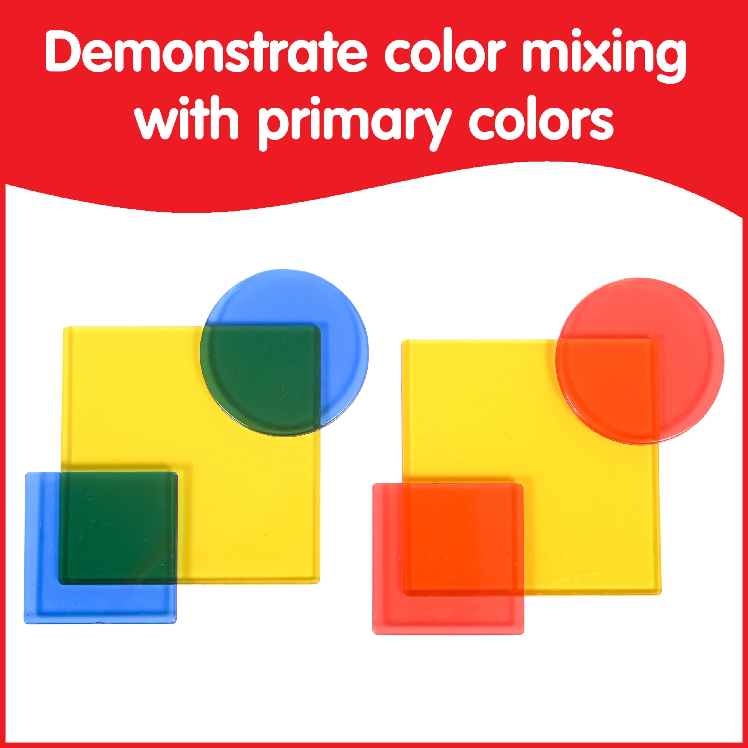 edxeducation Transparent Attribute Blocks - Educational Playset for Early Learning 4