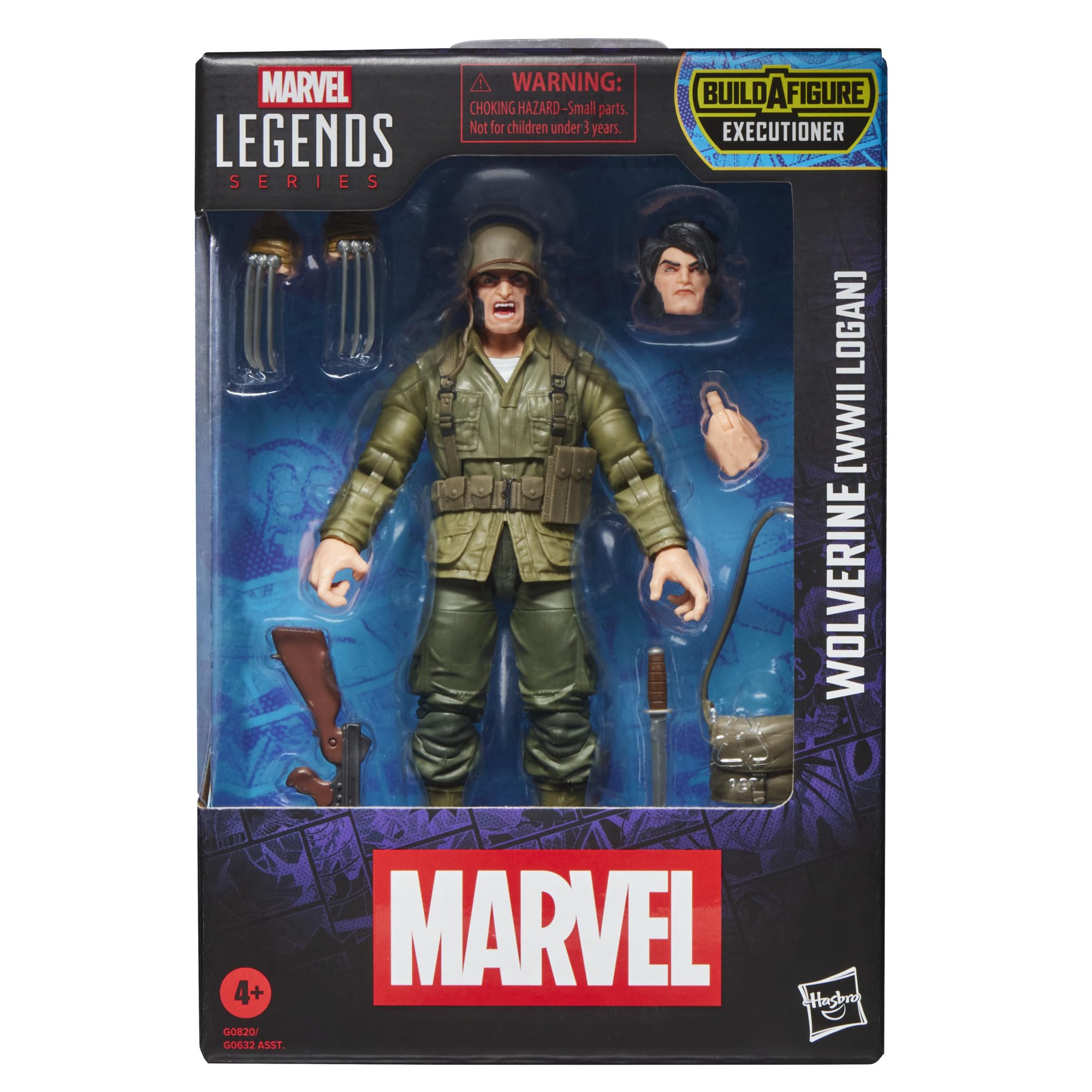 Marvel Press Wolverine (WWII Logan) X-Men Action Figure | 6-inch Scale | Ages 4+