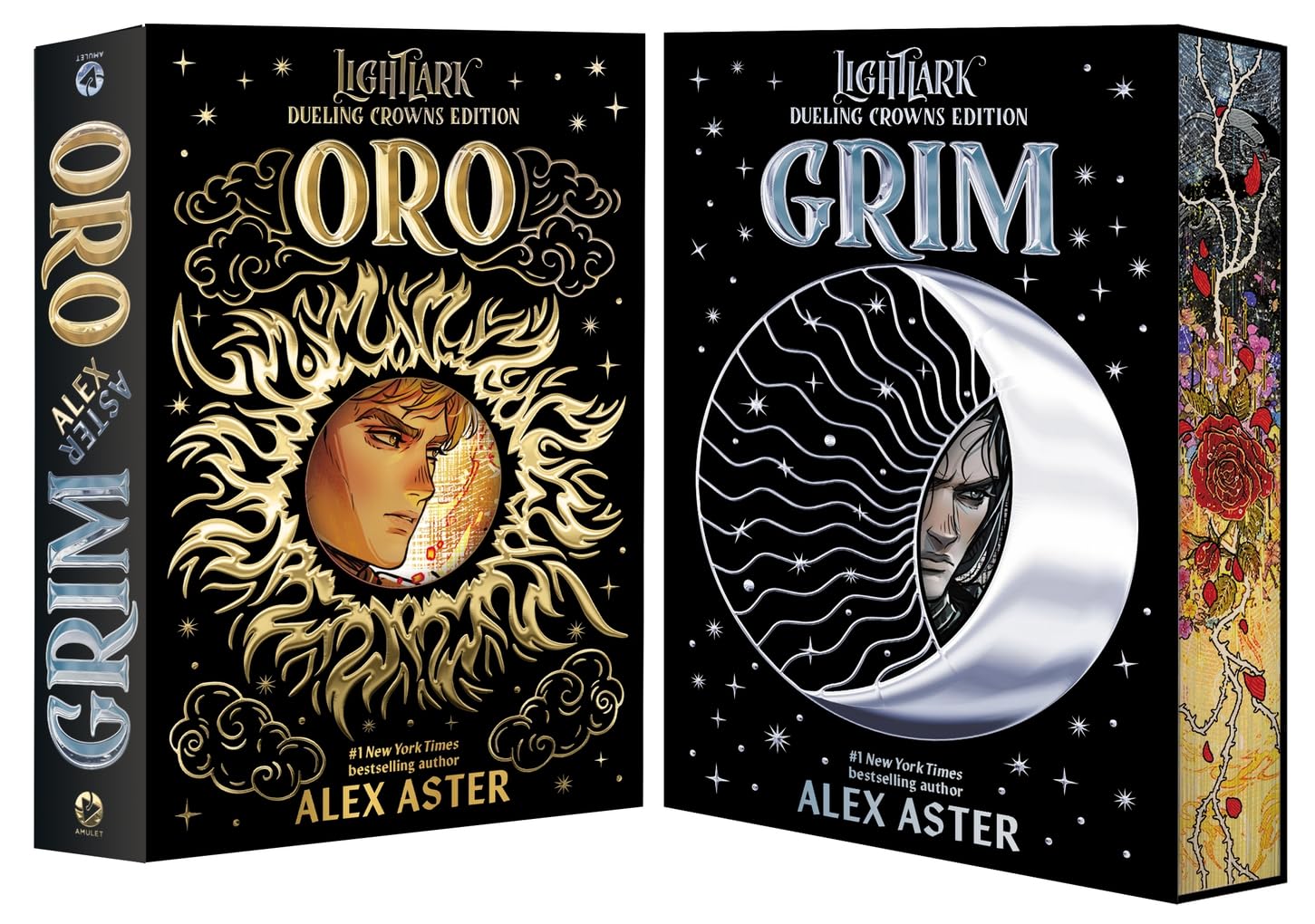 Alex Aster - Grim and Oro: Dueling Crowns Edition (A Lightlark Saga Deluxe Companion Book) | Hardcover 1
